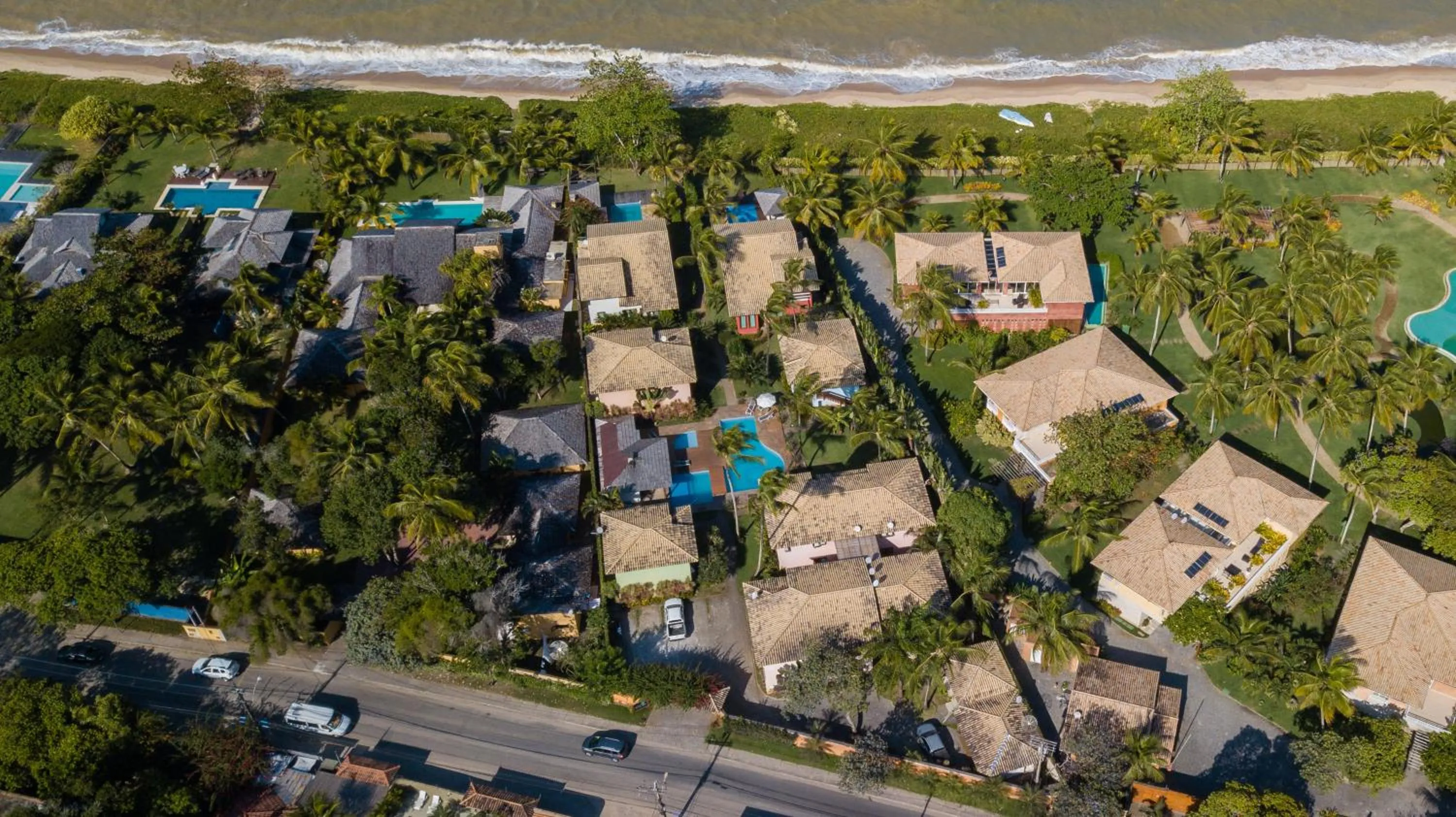 Pool view in Casa Villa Cristian Pé na Areia