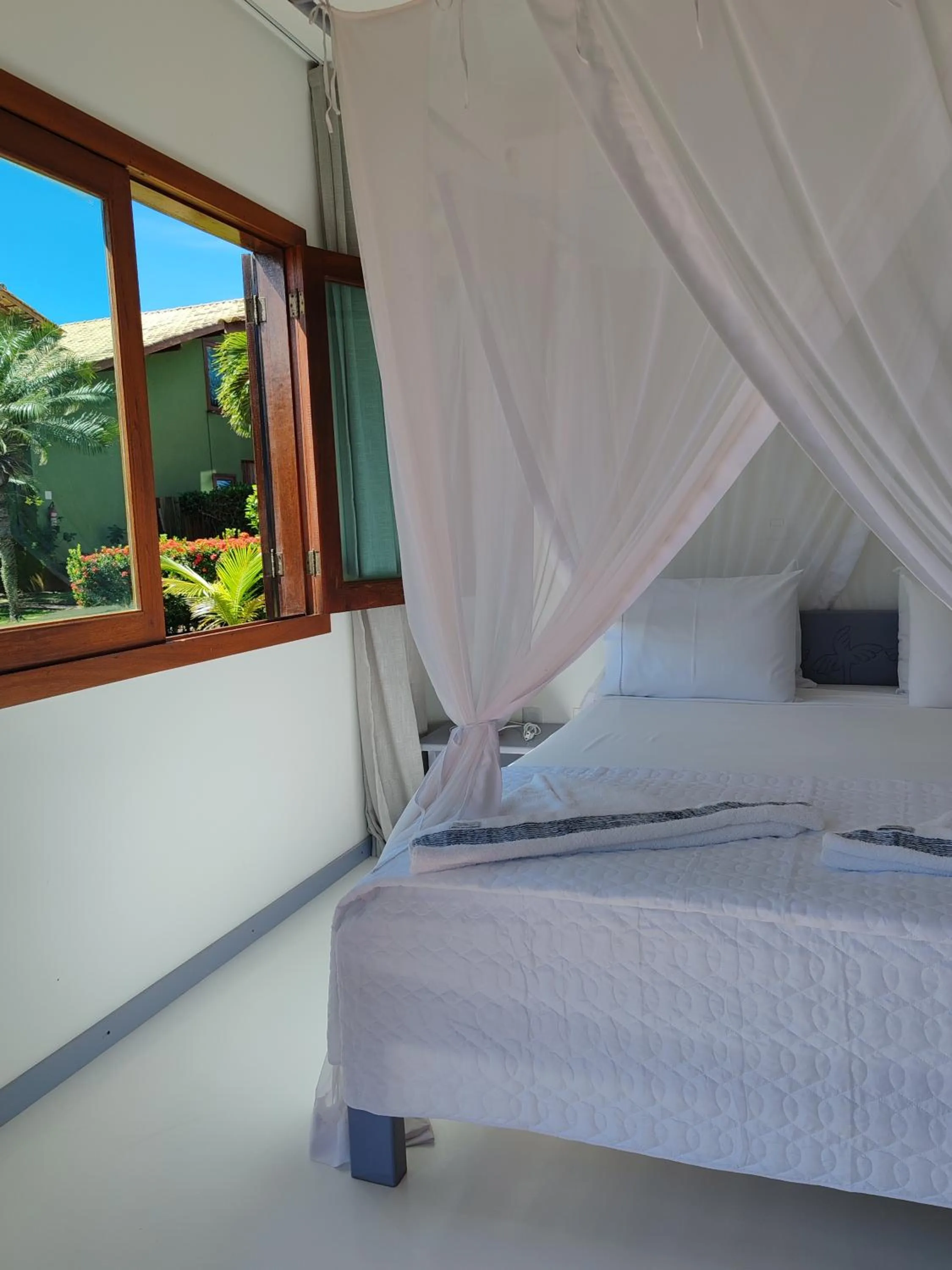 Bed in Casa Villa Cristian Pé na Areia