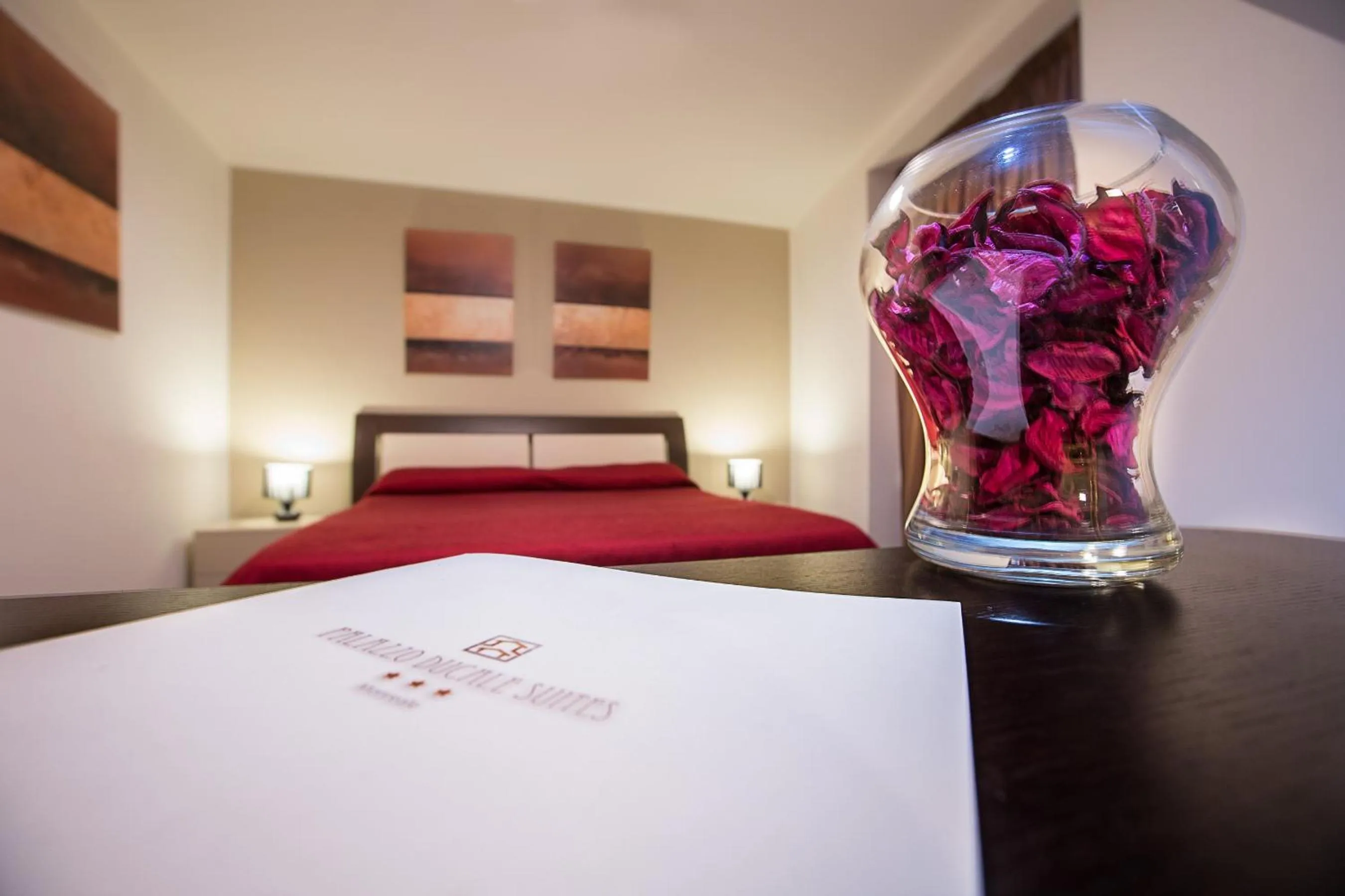 Decorative detail, Bed in Palazzo Ducale Suites