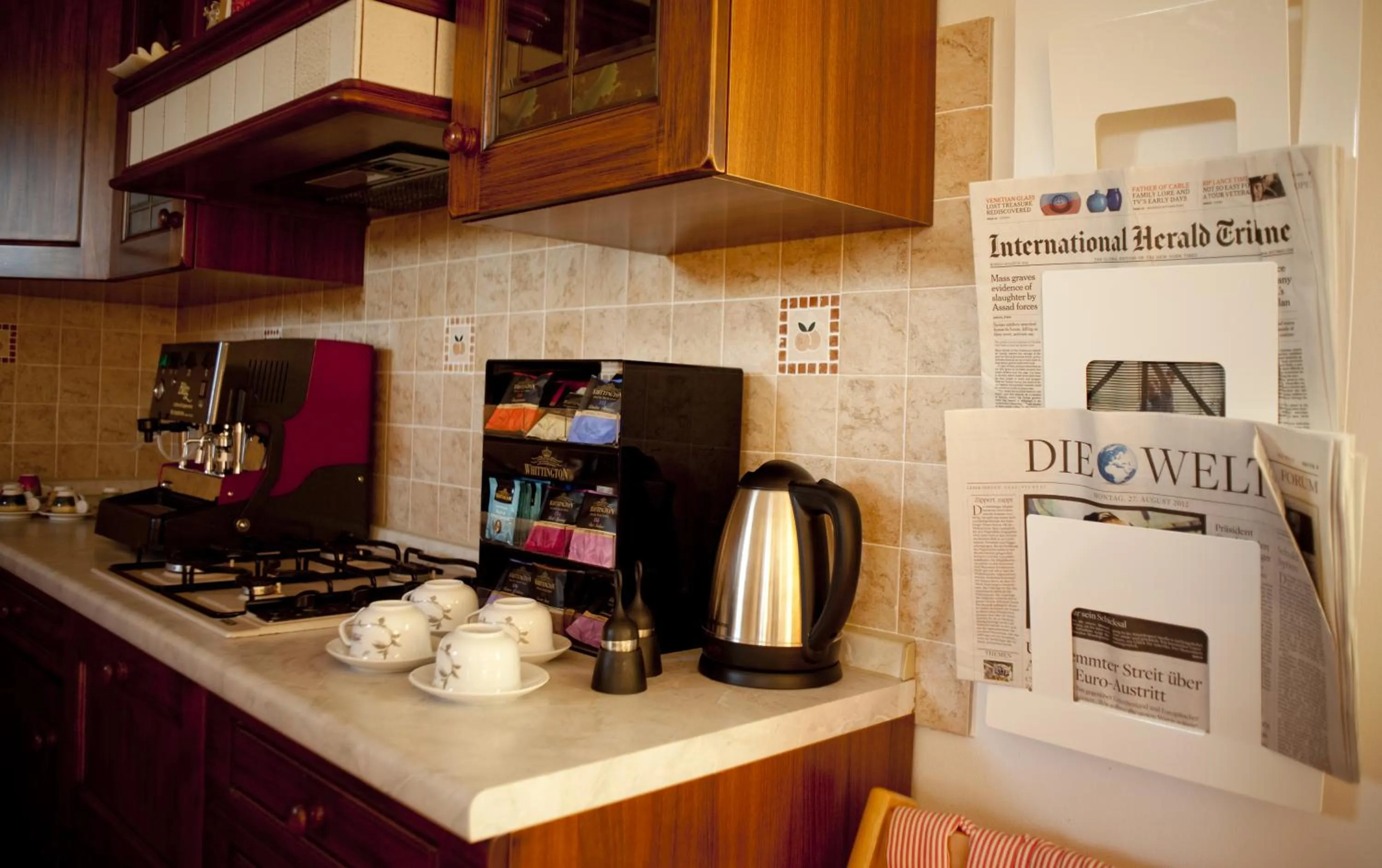 Kitchen or kitchenette in B&B Al Sole Di Cavessago