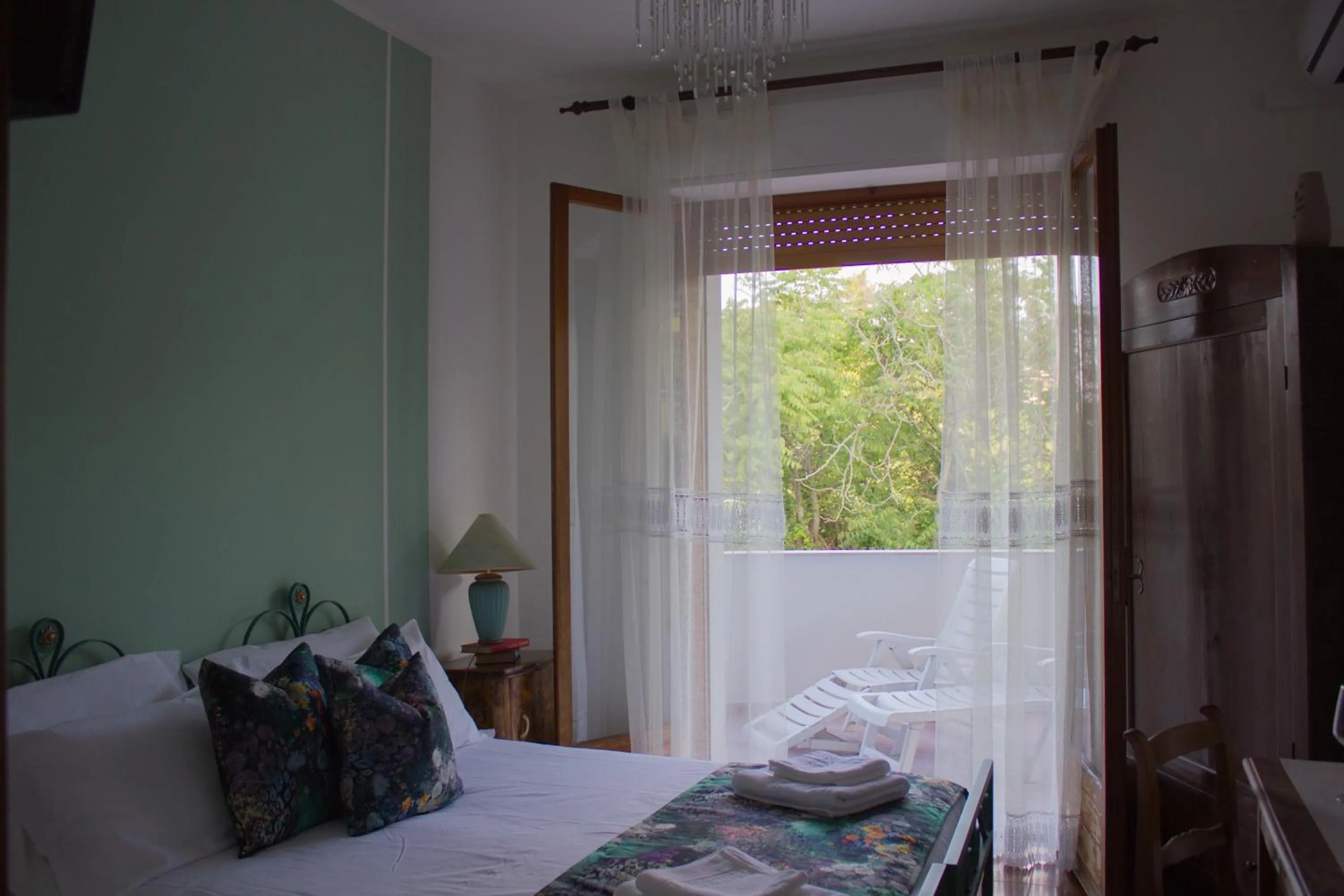 Balcony/Terrace, Bed in City View Pescara B&B