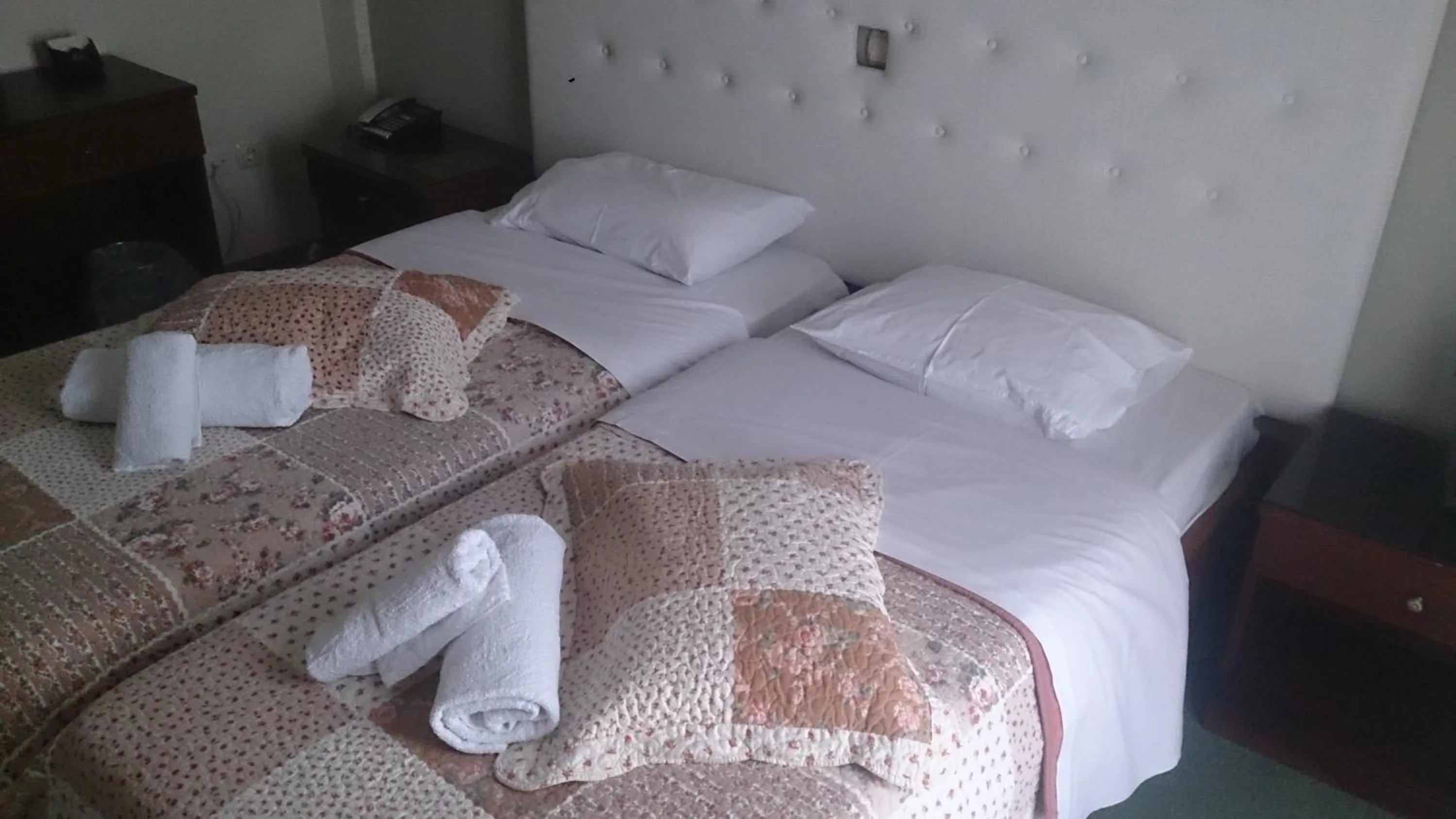Bed in Hotel Villa Tasko