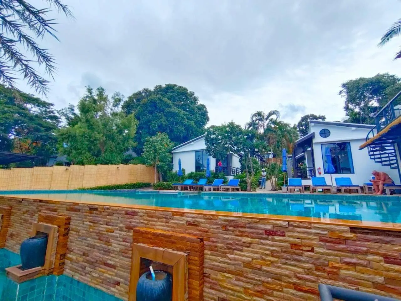 Pool view in Sasitara Residence