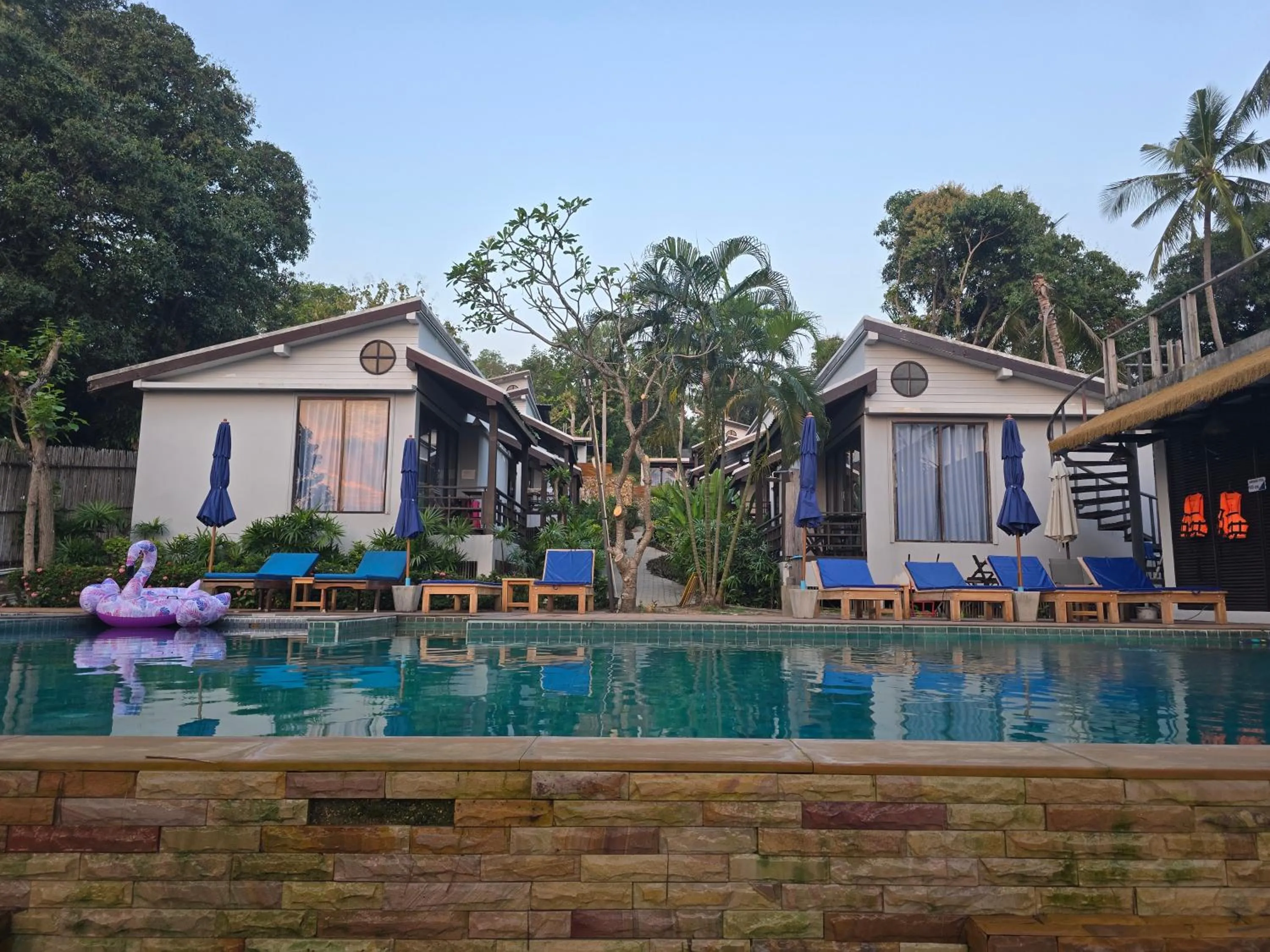 Pool view in Sasitara Residence