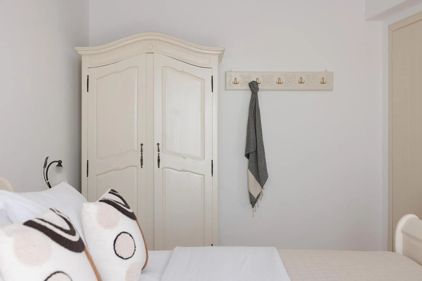 wardrobe, Bed in Anemomilos Beach hotel