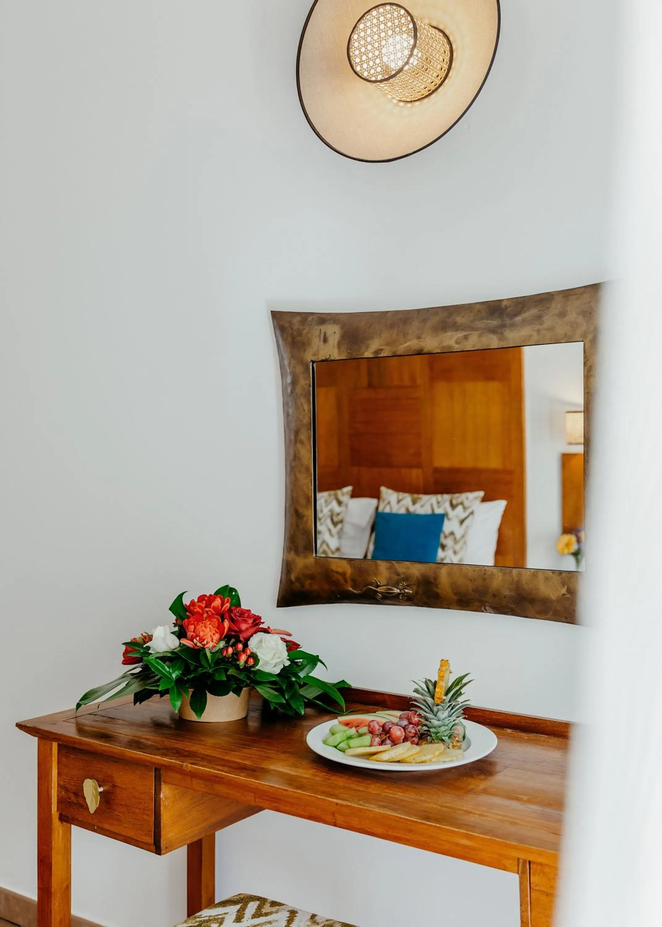 Decorative detail in Hotel Le Recif, Ile de la Reunion