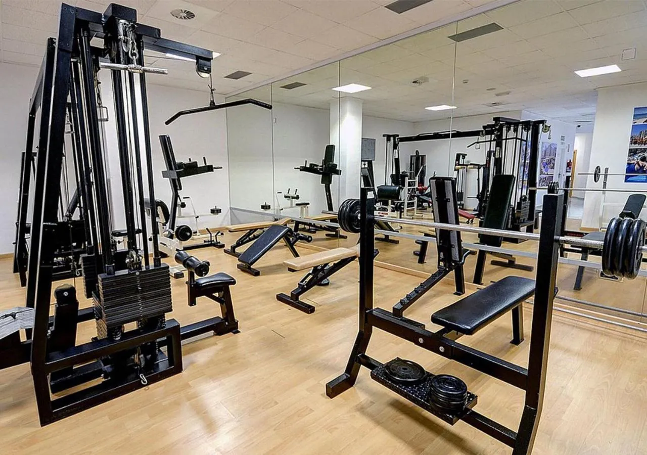Fitness centre/facilities in Hotel Vila-real Azul