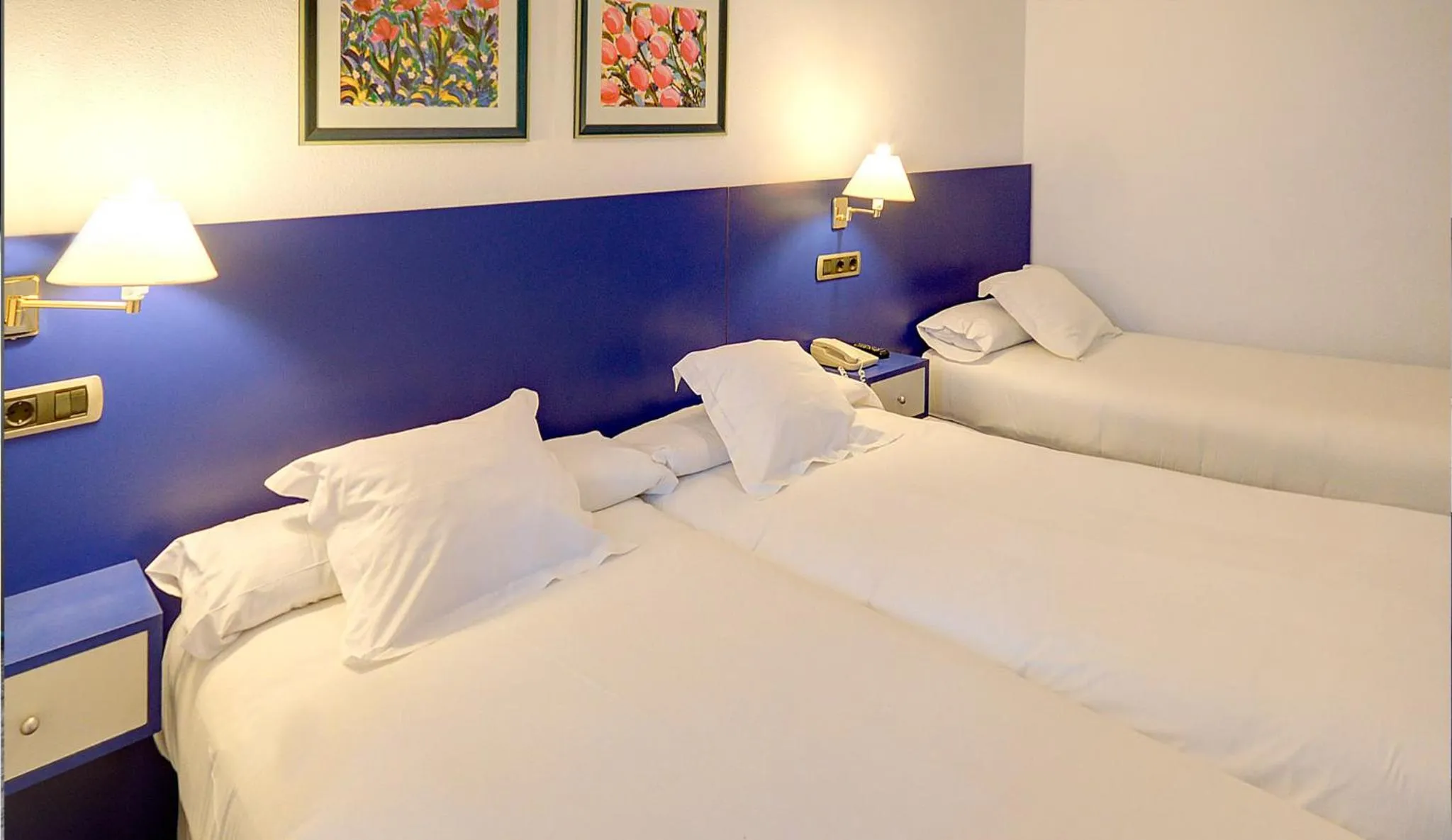 Bed in Hotel Vila-real Azul