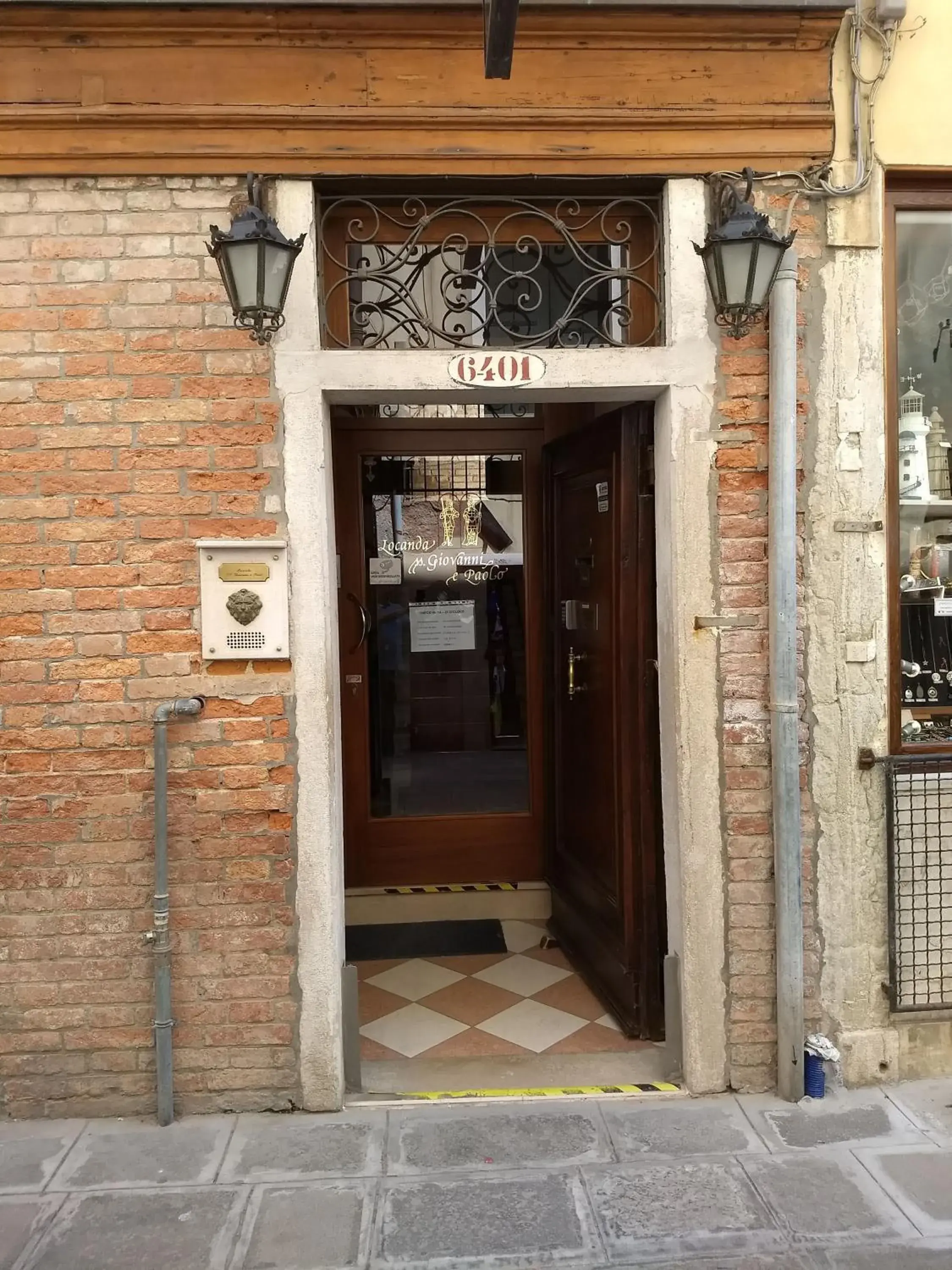 Facade/entrance in Alloggi SS Giovanni e Paolo Facade/entrance in Alloggi SS Giovanni e Paolo