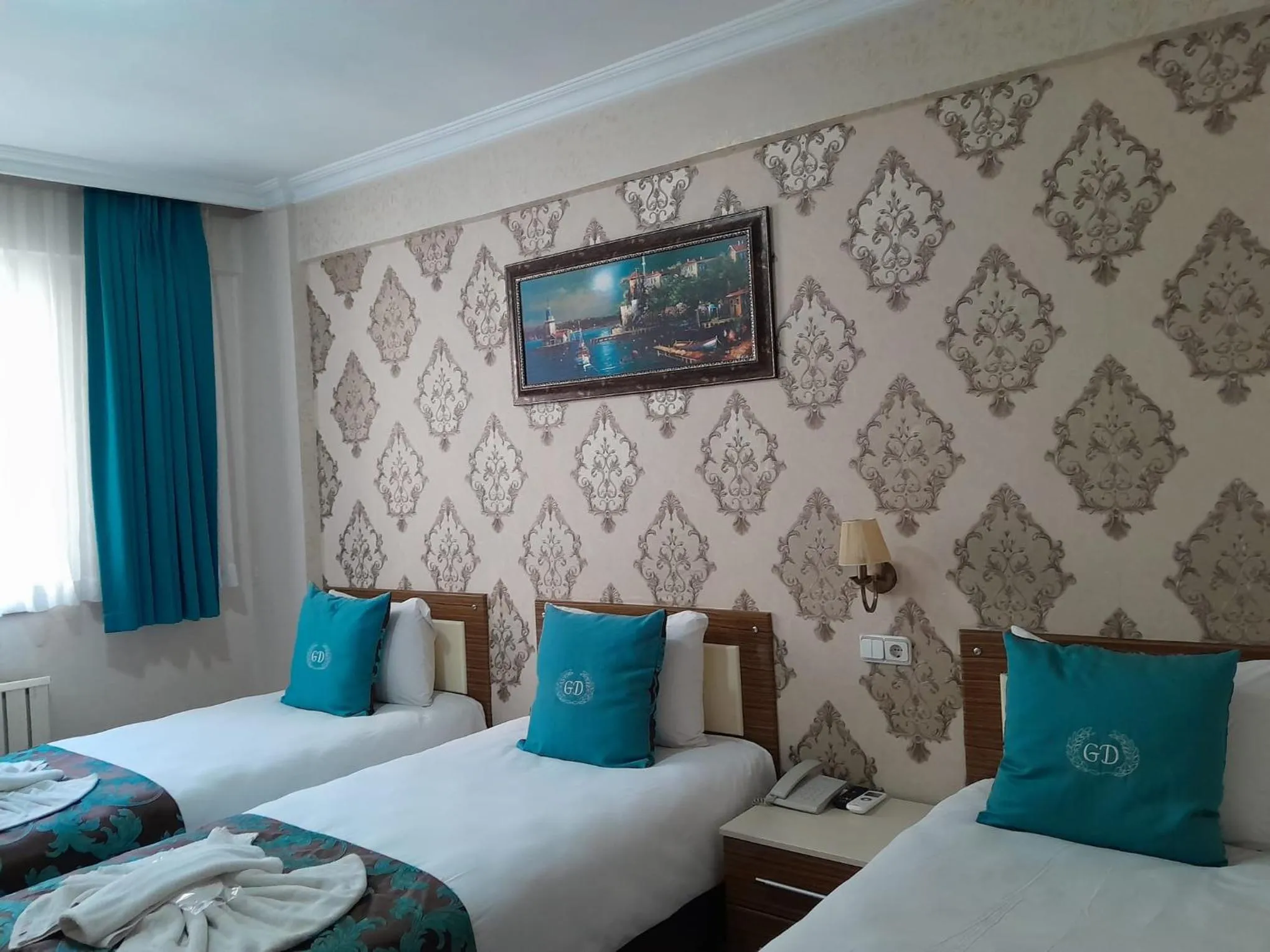 TV and multimedia, Bed in Grand Dilara Hotel