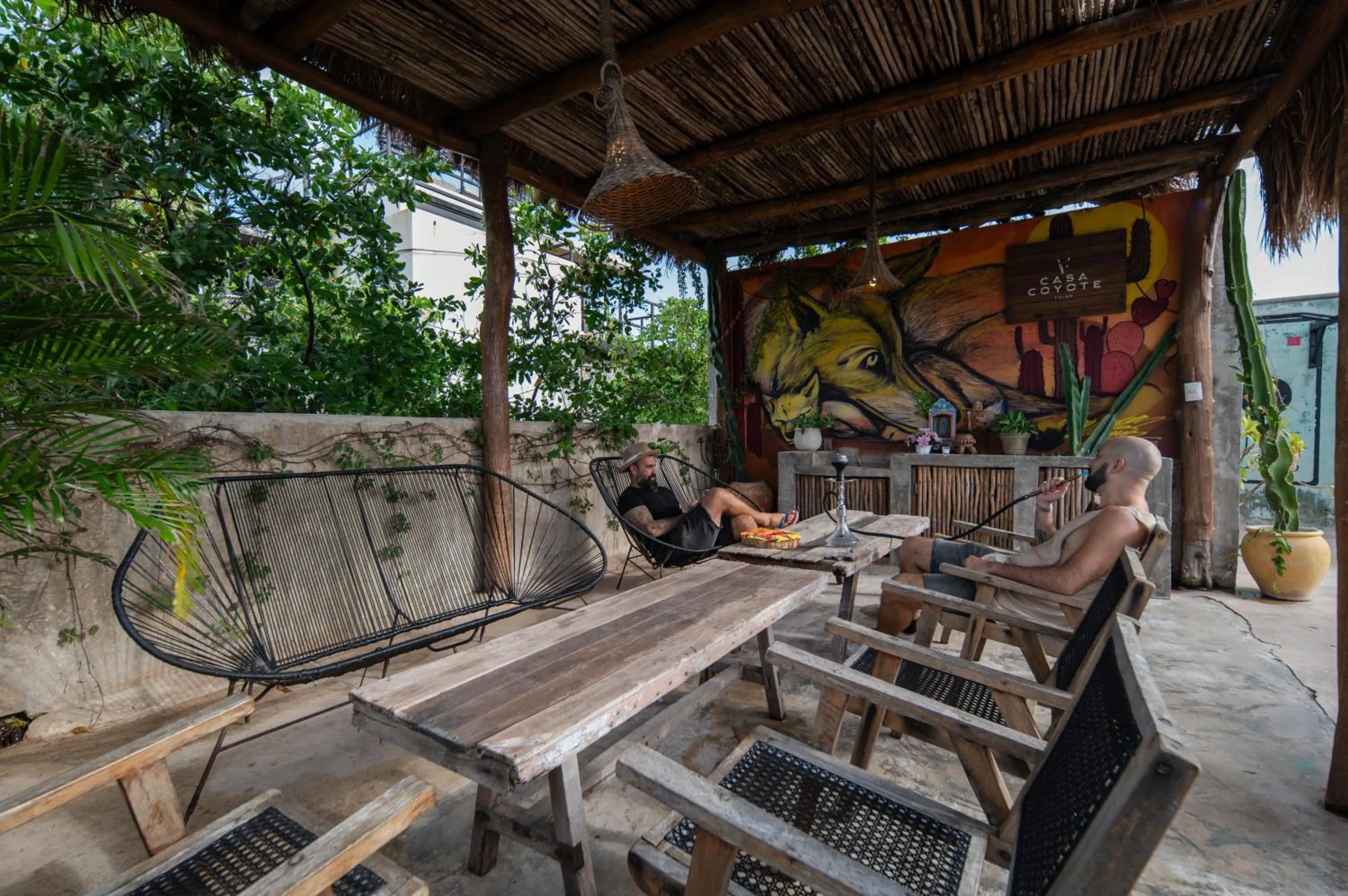 Dining area in Casa Coyote Tulum