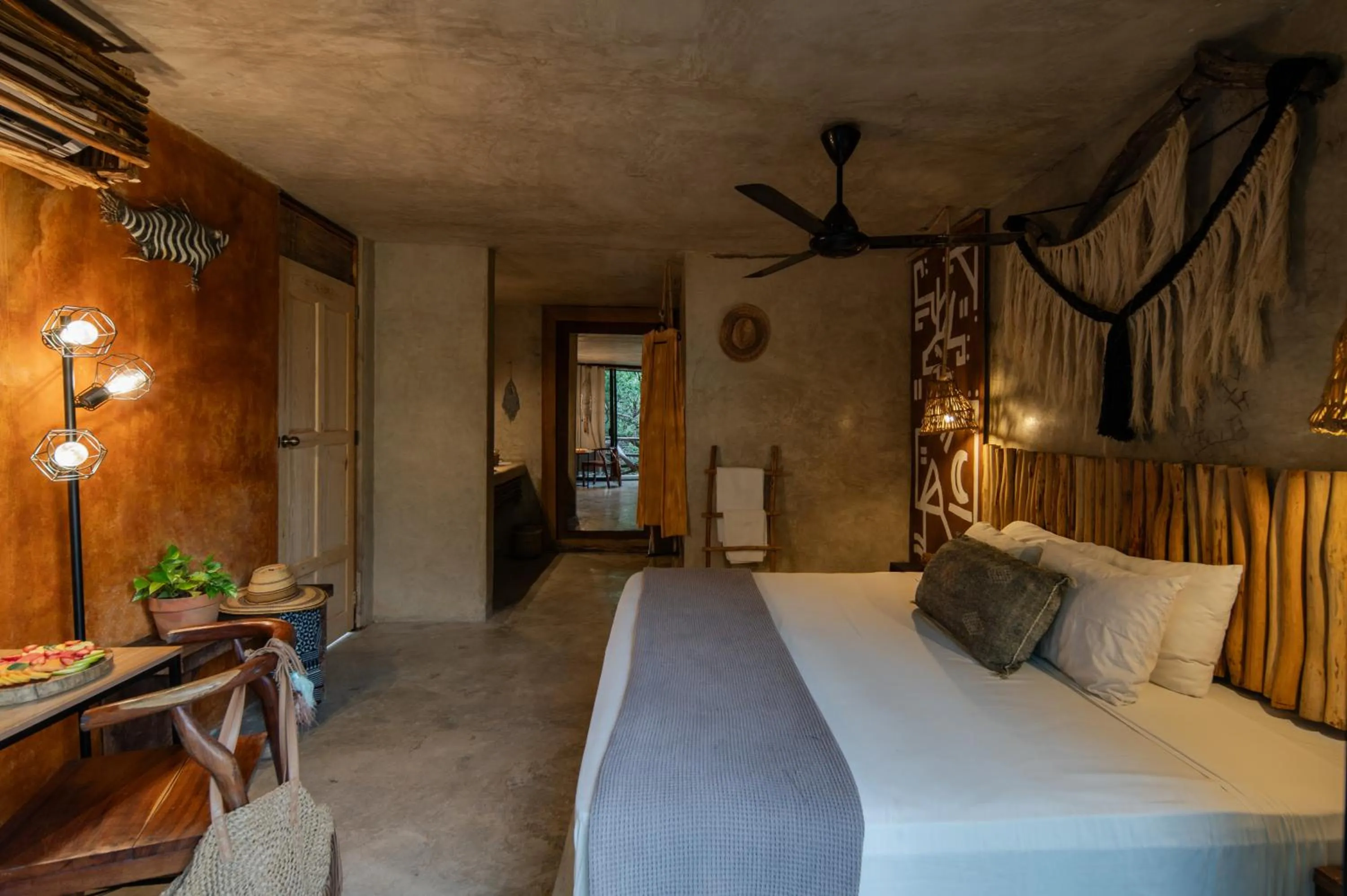 Bed in Casa Coyote Tulum