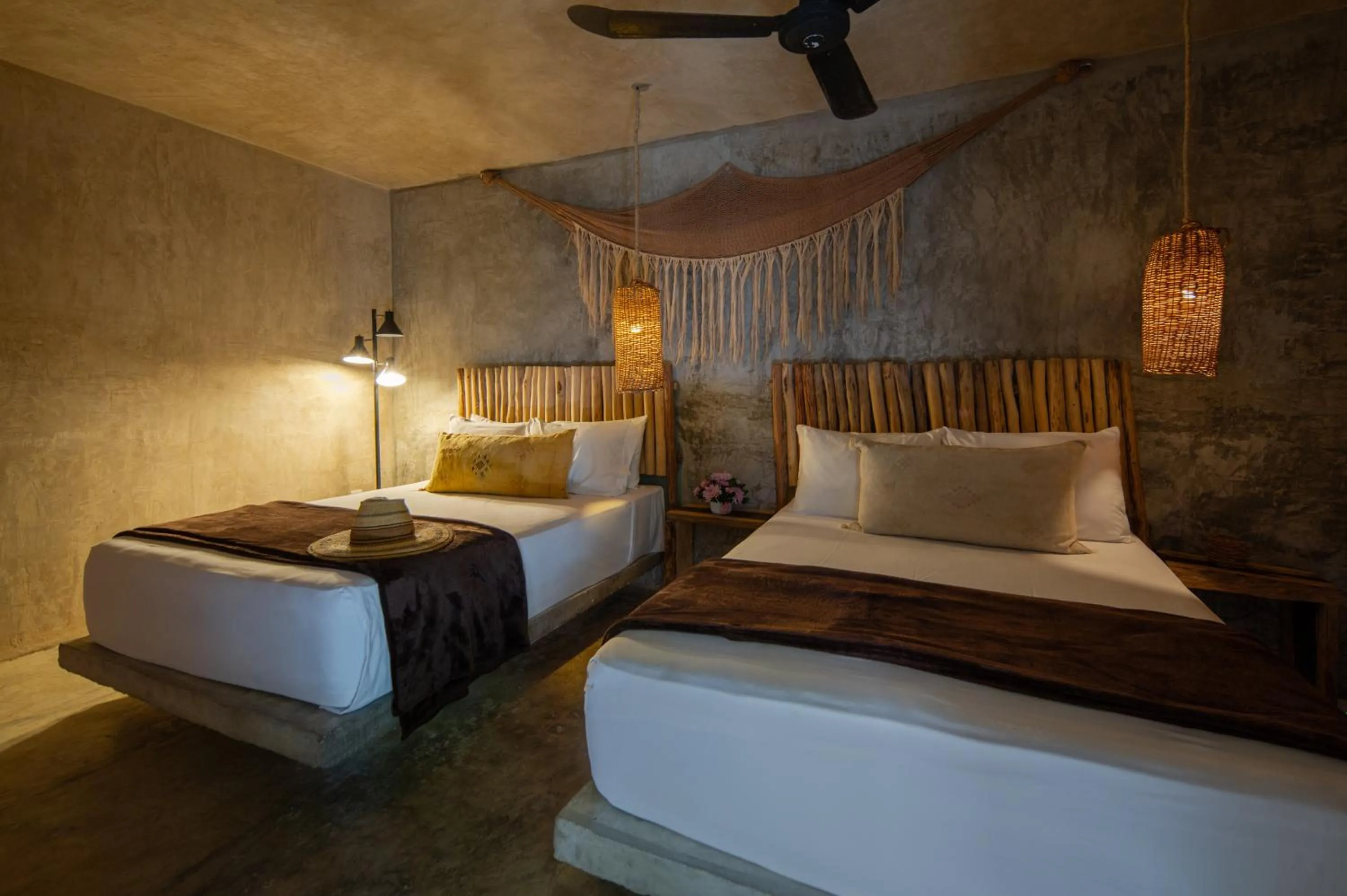 Bed in Casa Coyote Tulum