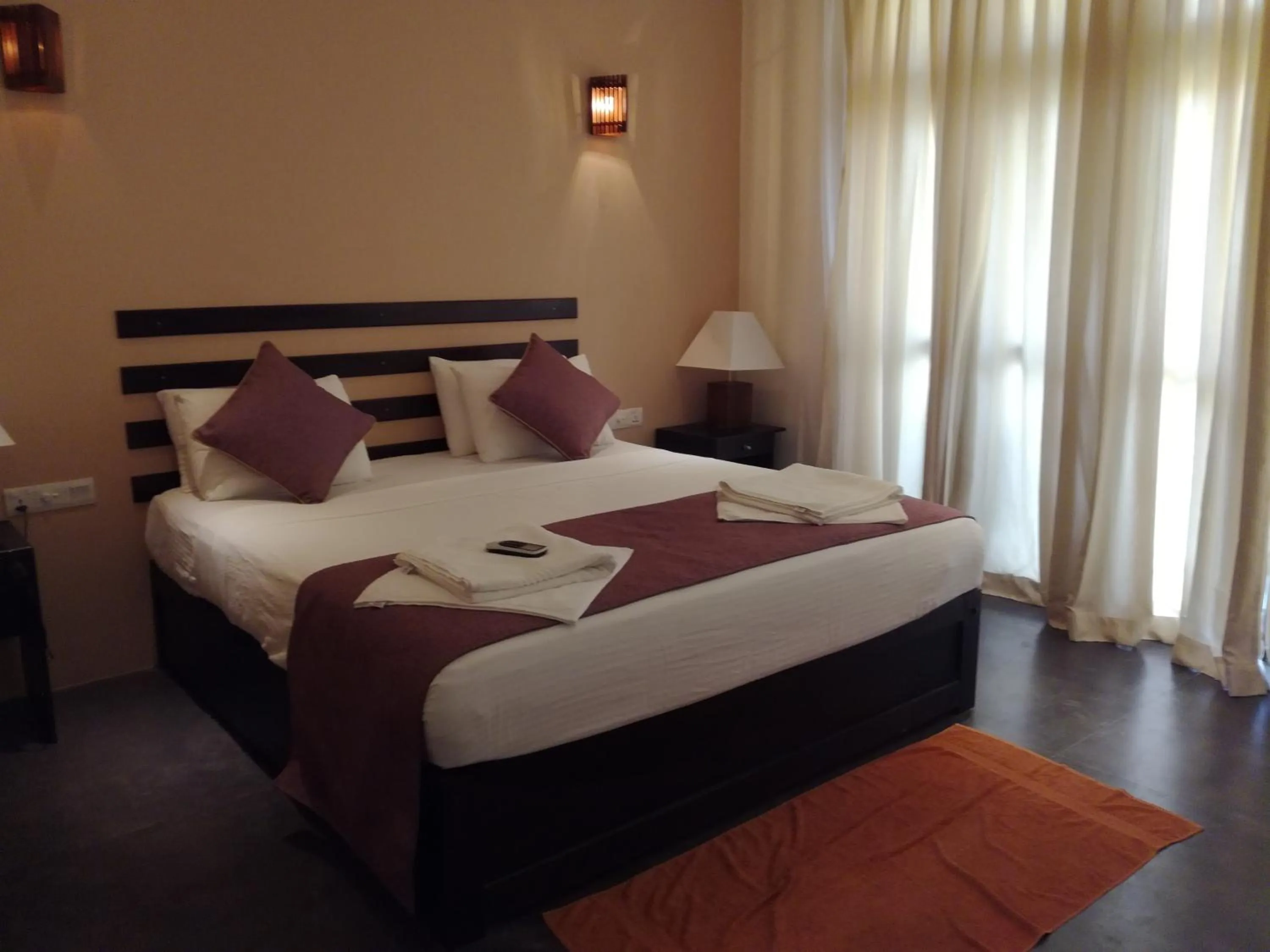 Bed in Seacoast Sanctuary Beach Hotel