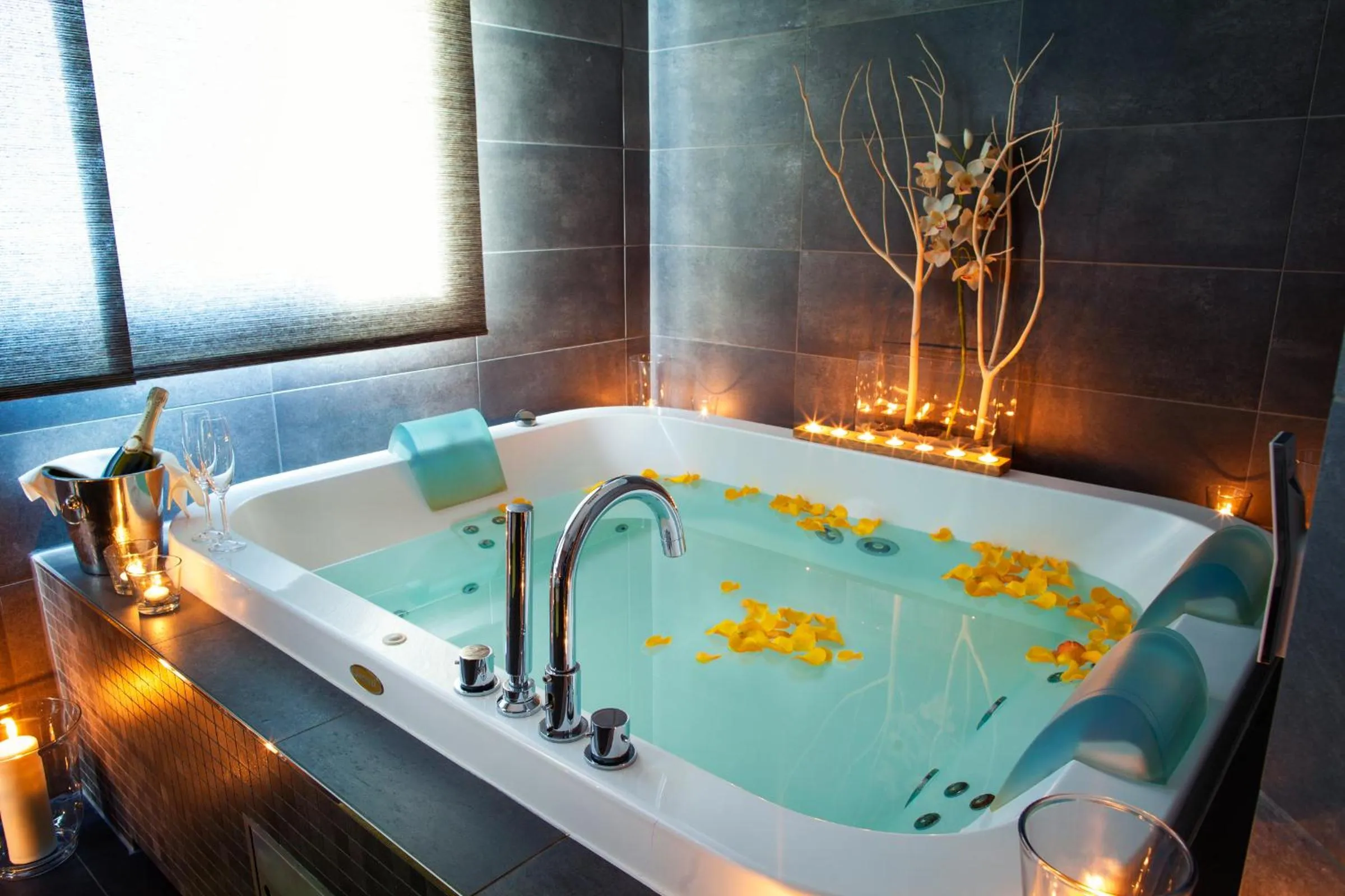 Hot Tub in Hotel Abácie & Wellness