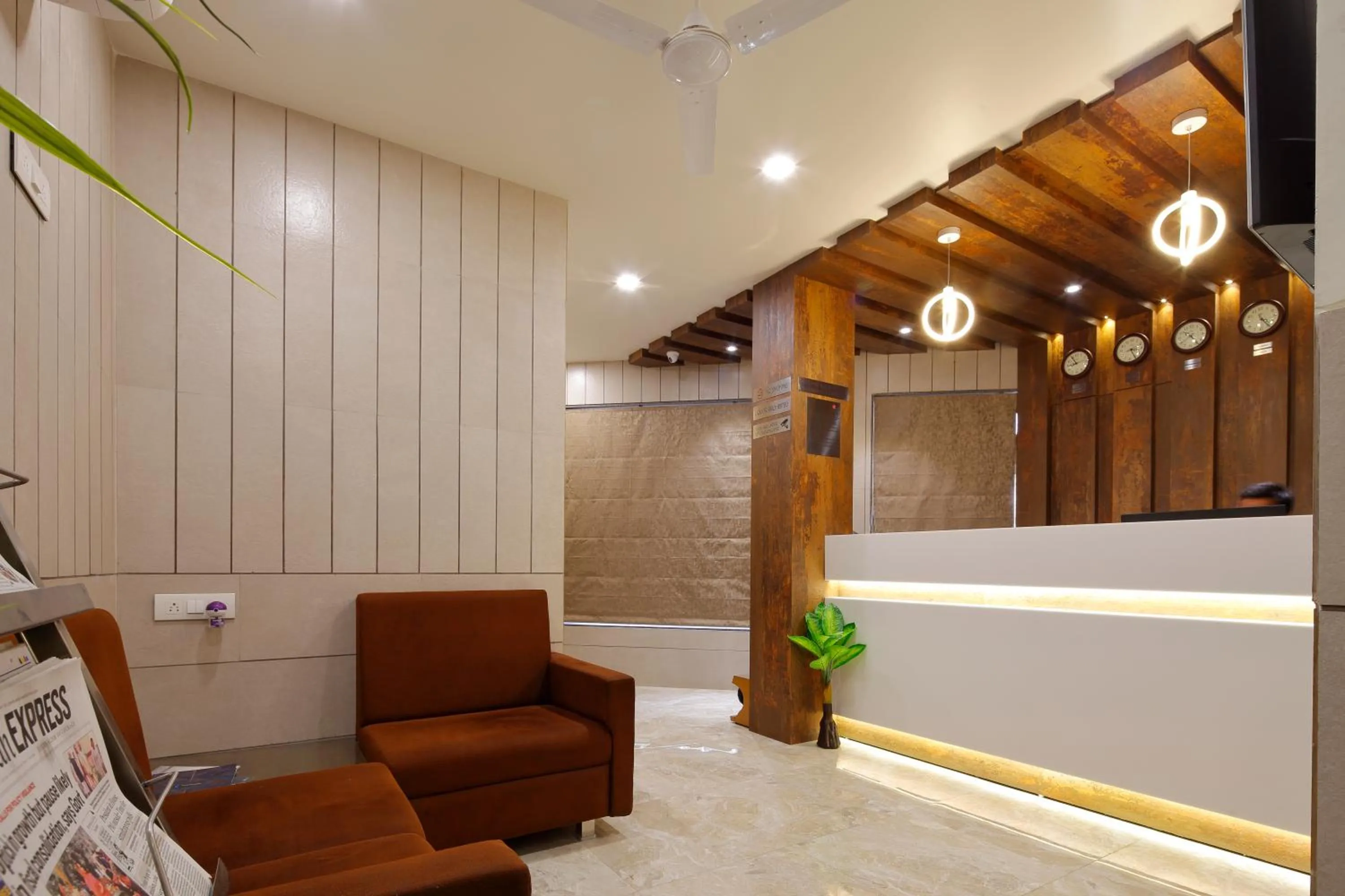 Lobby or reception in Hotel Alka Inn