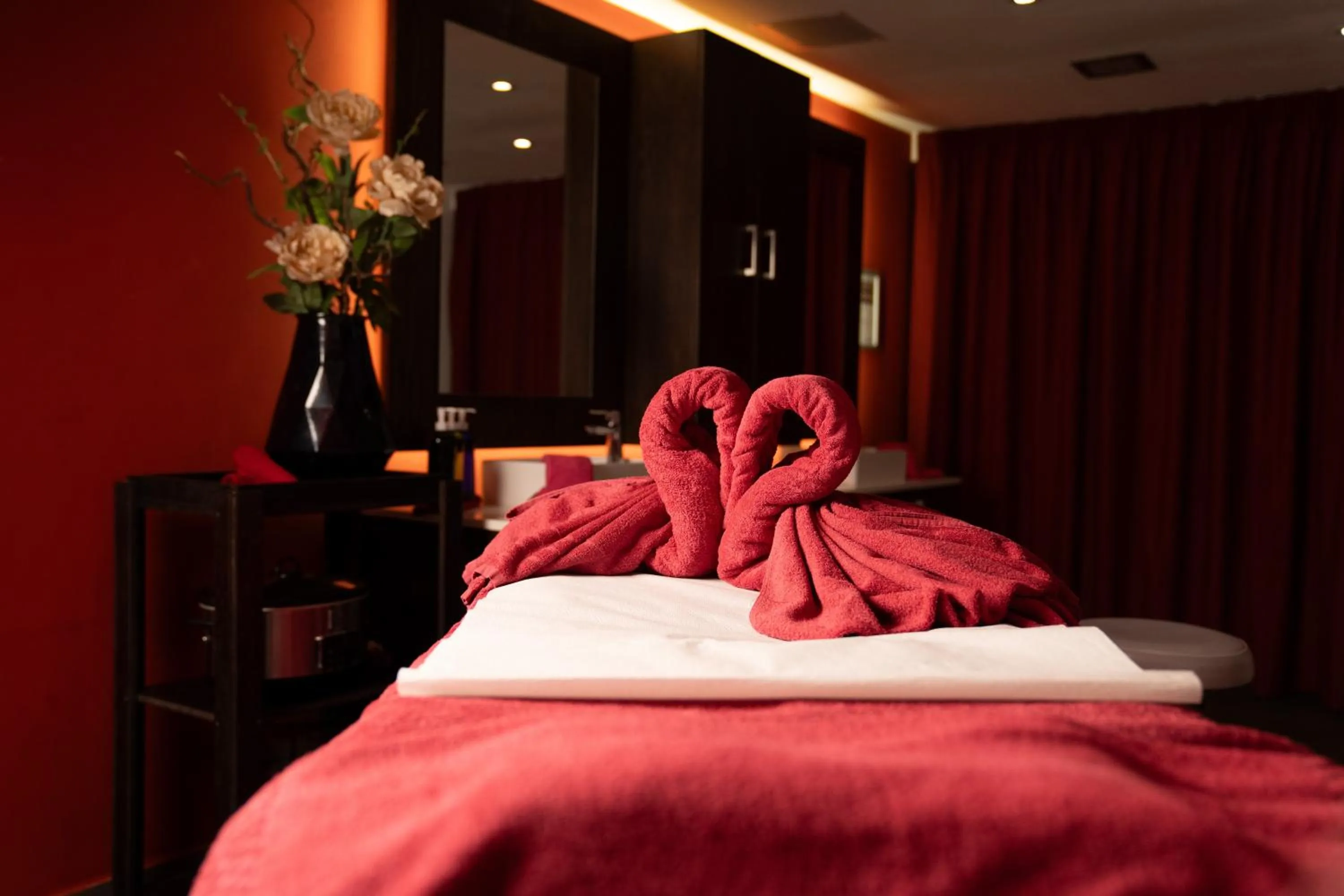 Bed in db Seabank Resort + Spa All Inclusive