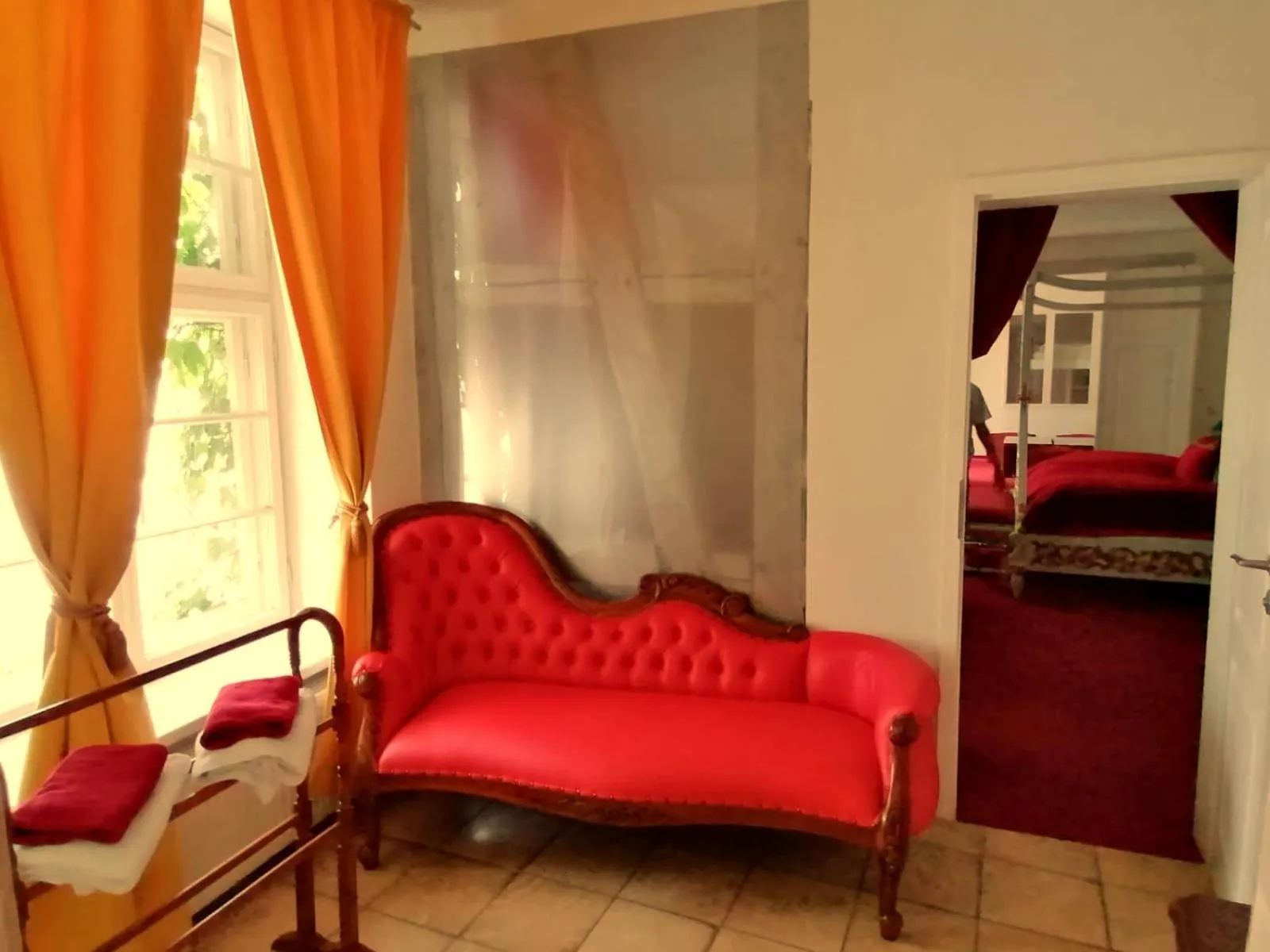 Bathroom in Hotel Denkmal 13 Rostock - Kaufmannshaus Krahnstöver