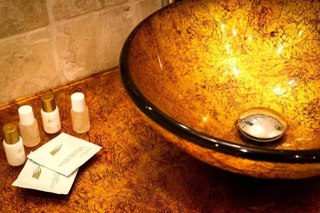 Decorative detail in Hotel Denkmal 13 Rostock - Kaufmannshaus Krahnstöver