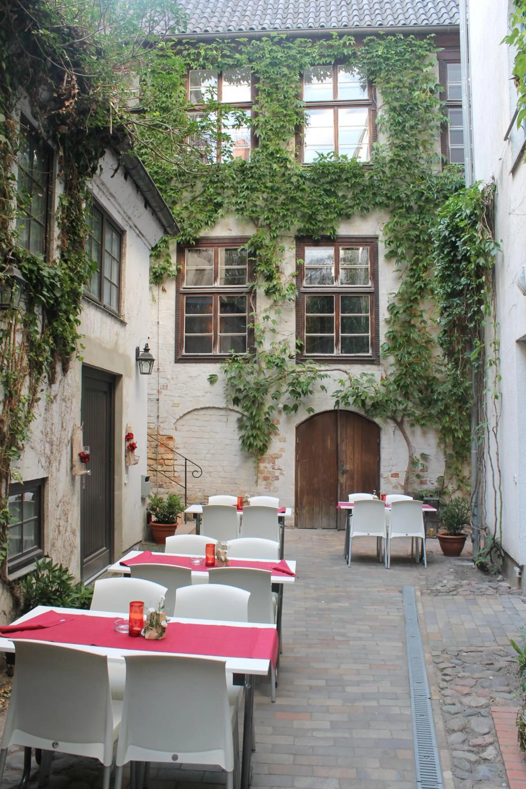 Garden in Hotel Denkmal 13 Rostock - Kaufmannshaus Krahnstöver