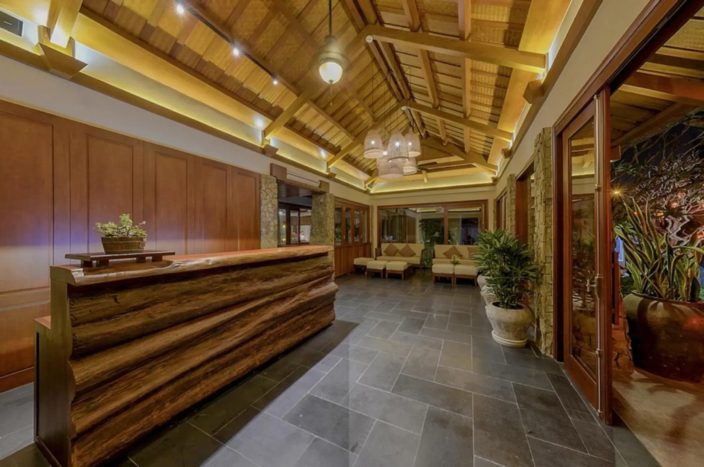 Lobby or reception in Hoi An Eco Lodge & Spa Lobby or reception in Hoi An Eco Lodge & Spa