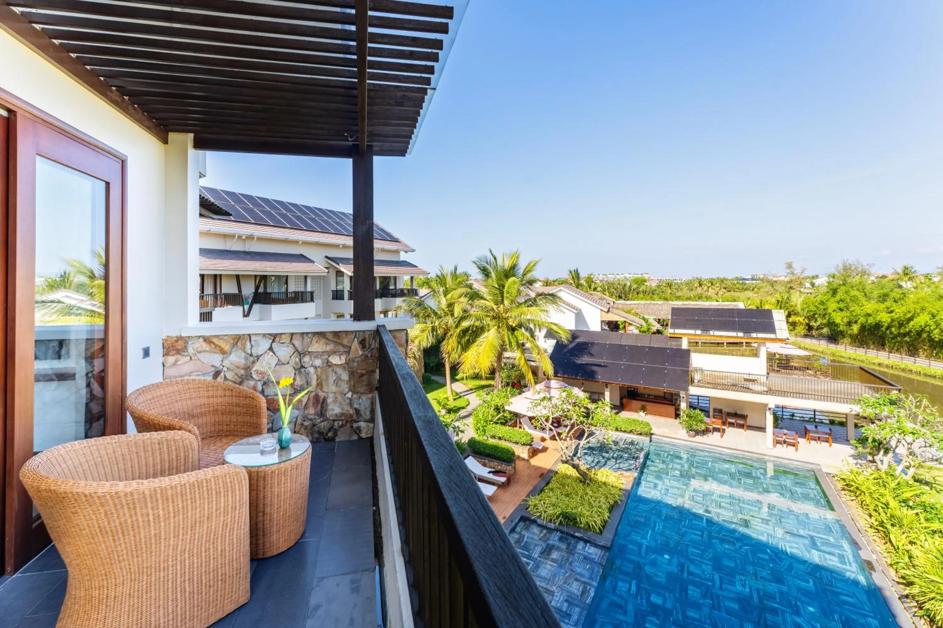 Balcony/Terrace in Hoi An Eco Lodge & Spa