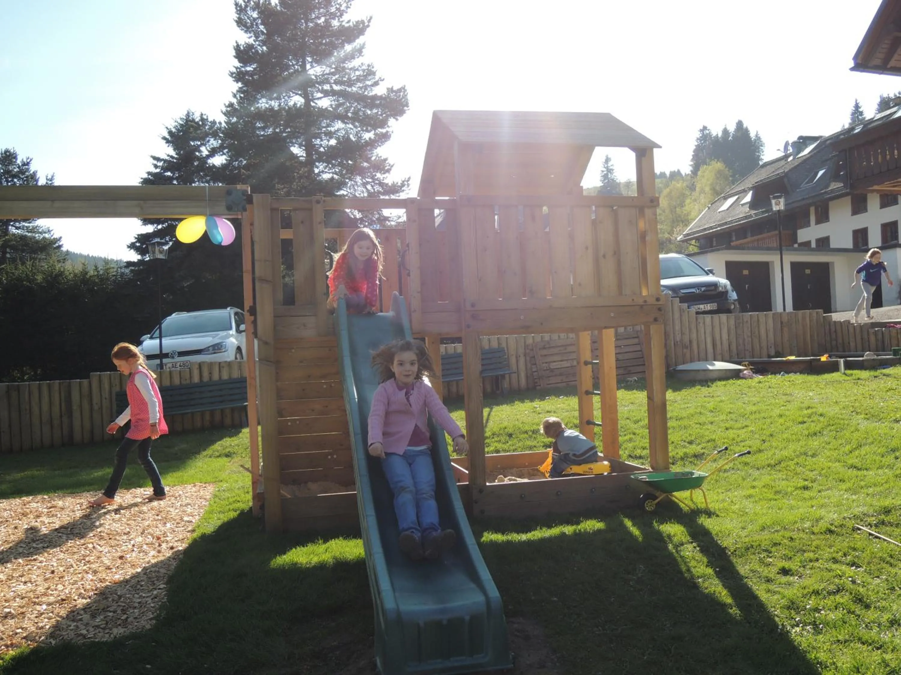 Children play ground in Landhotel und Apartments Sonneck