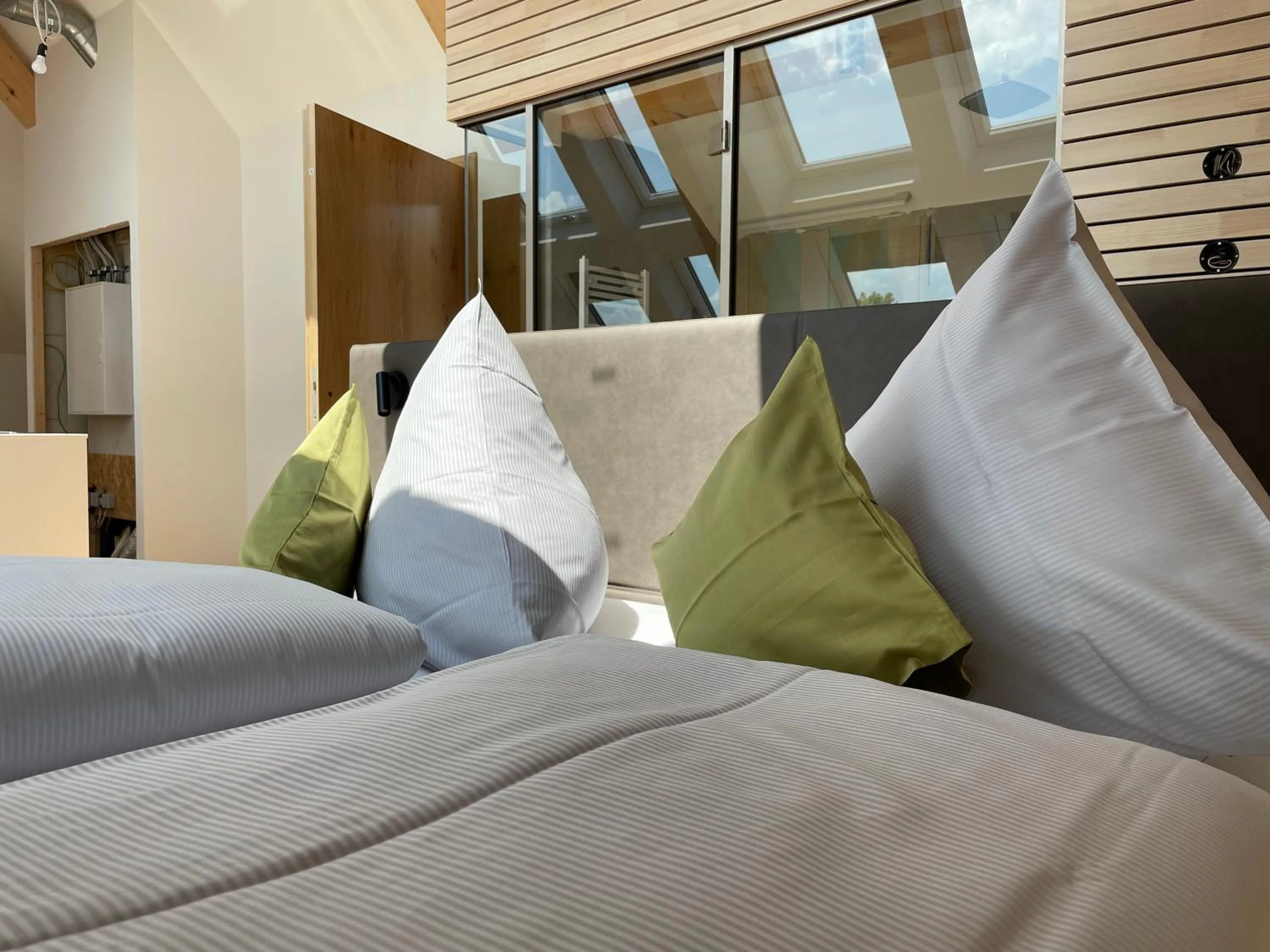 Bed in Landhotel und Apartments Sonneck