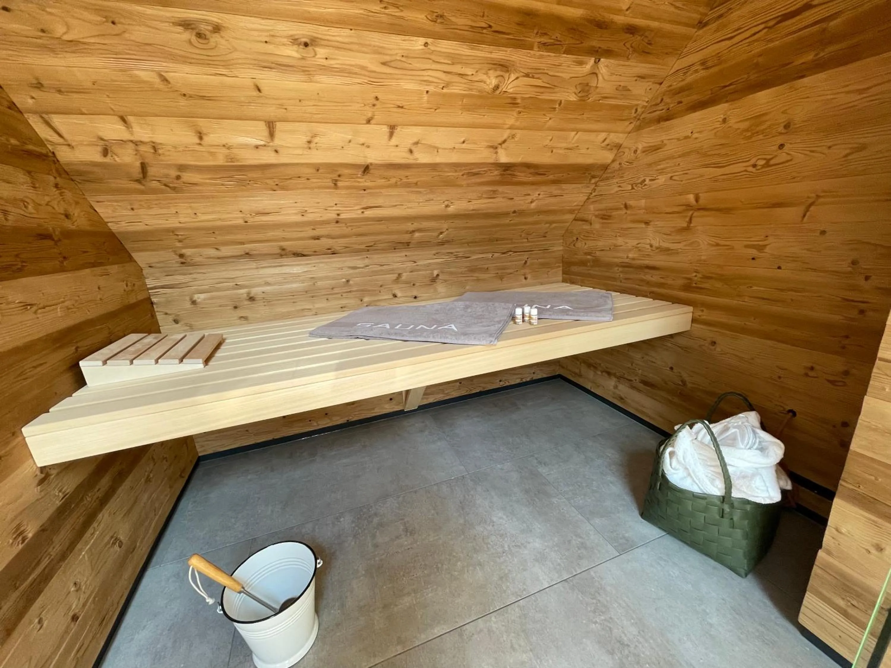 Sauna in Landhotel und Apartments Sonneck