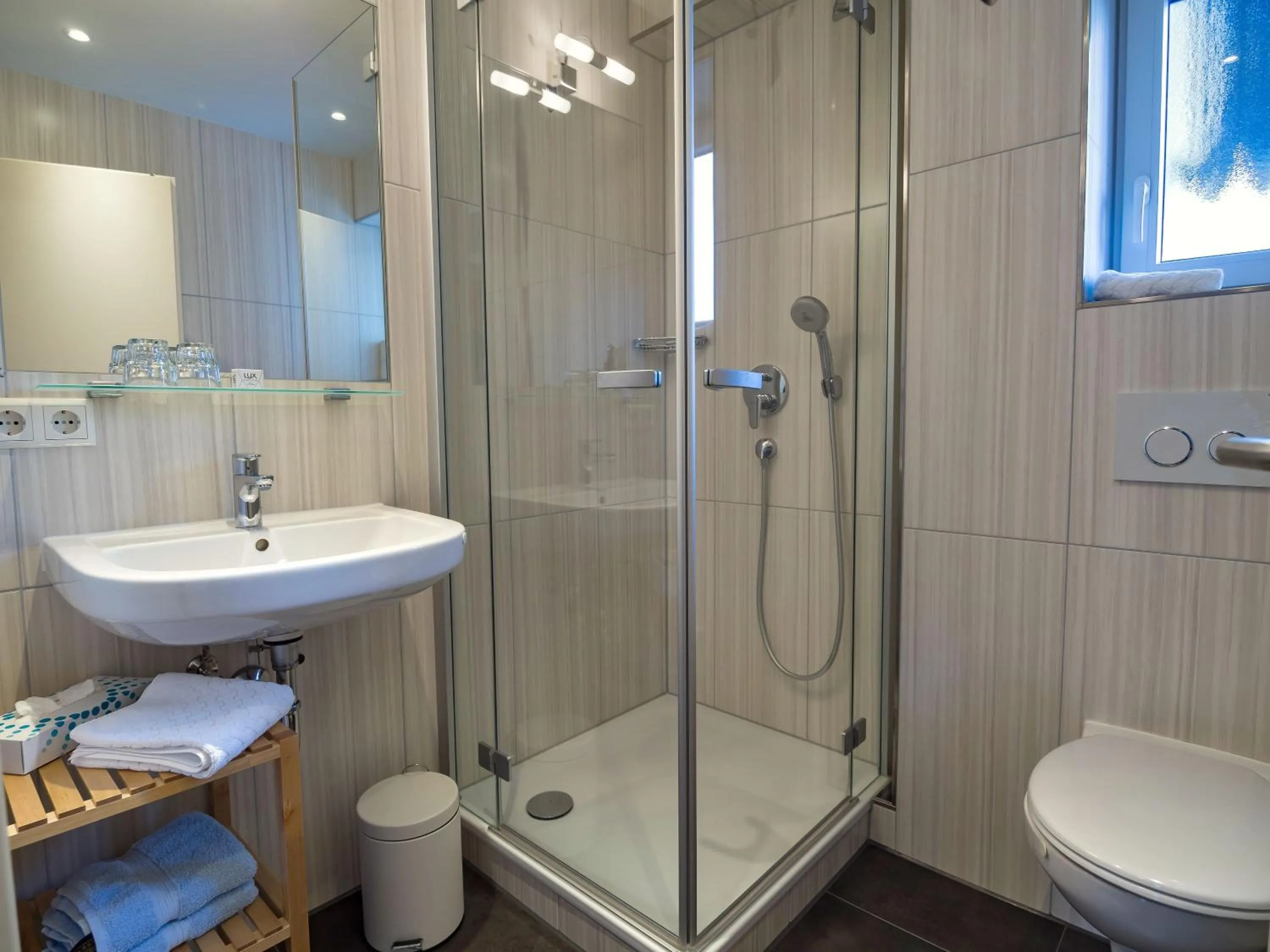 Bathroom in Landhotel und Apartments Sonneck