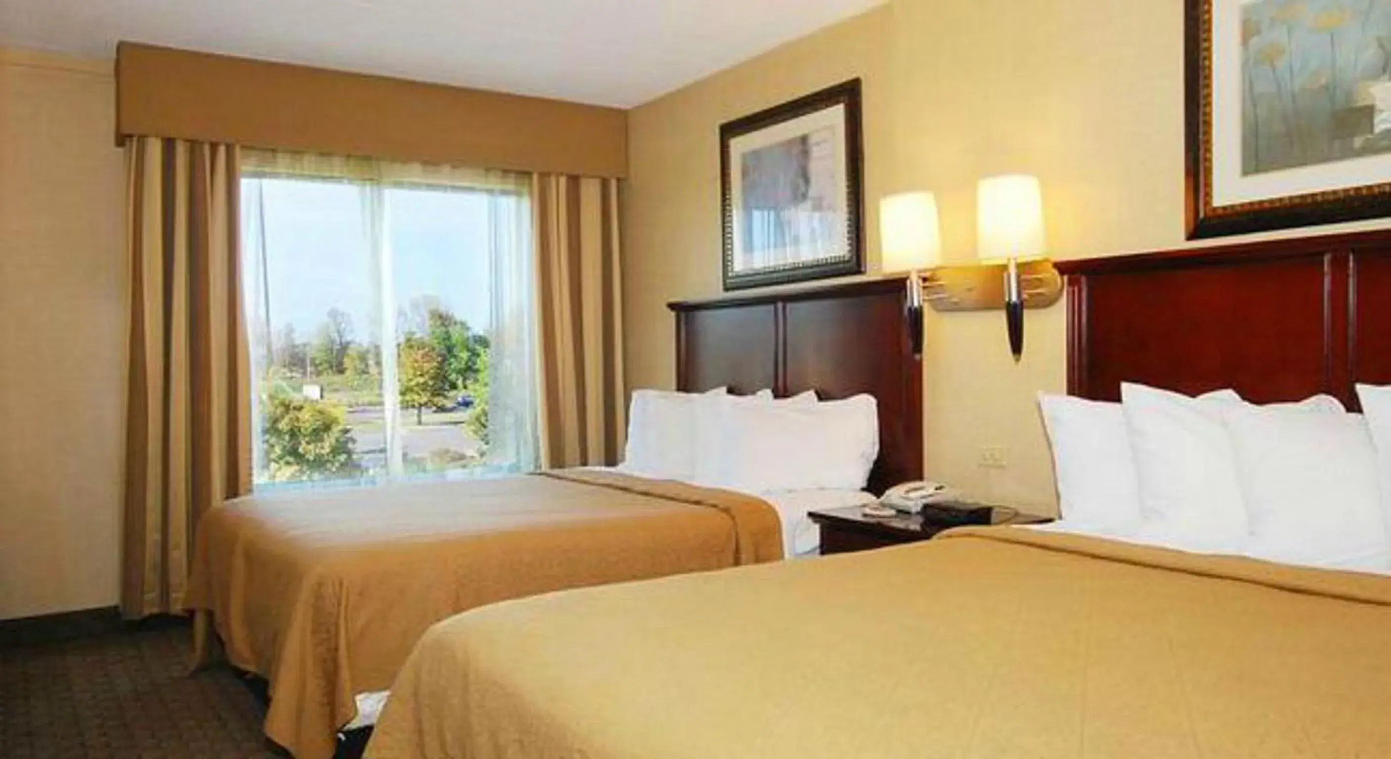 Bed in Quality Inn & Suites Bensalem Bed in Quality Inn & Suites Bensalem