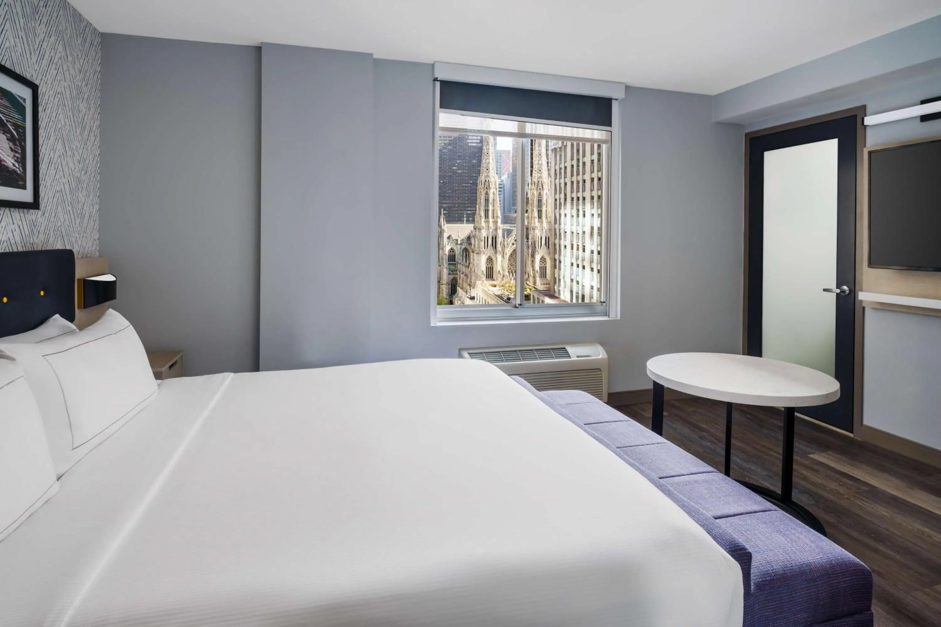 Bed in DoubleTree by Hilton New York Midtown Fifth Ave