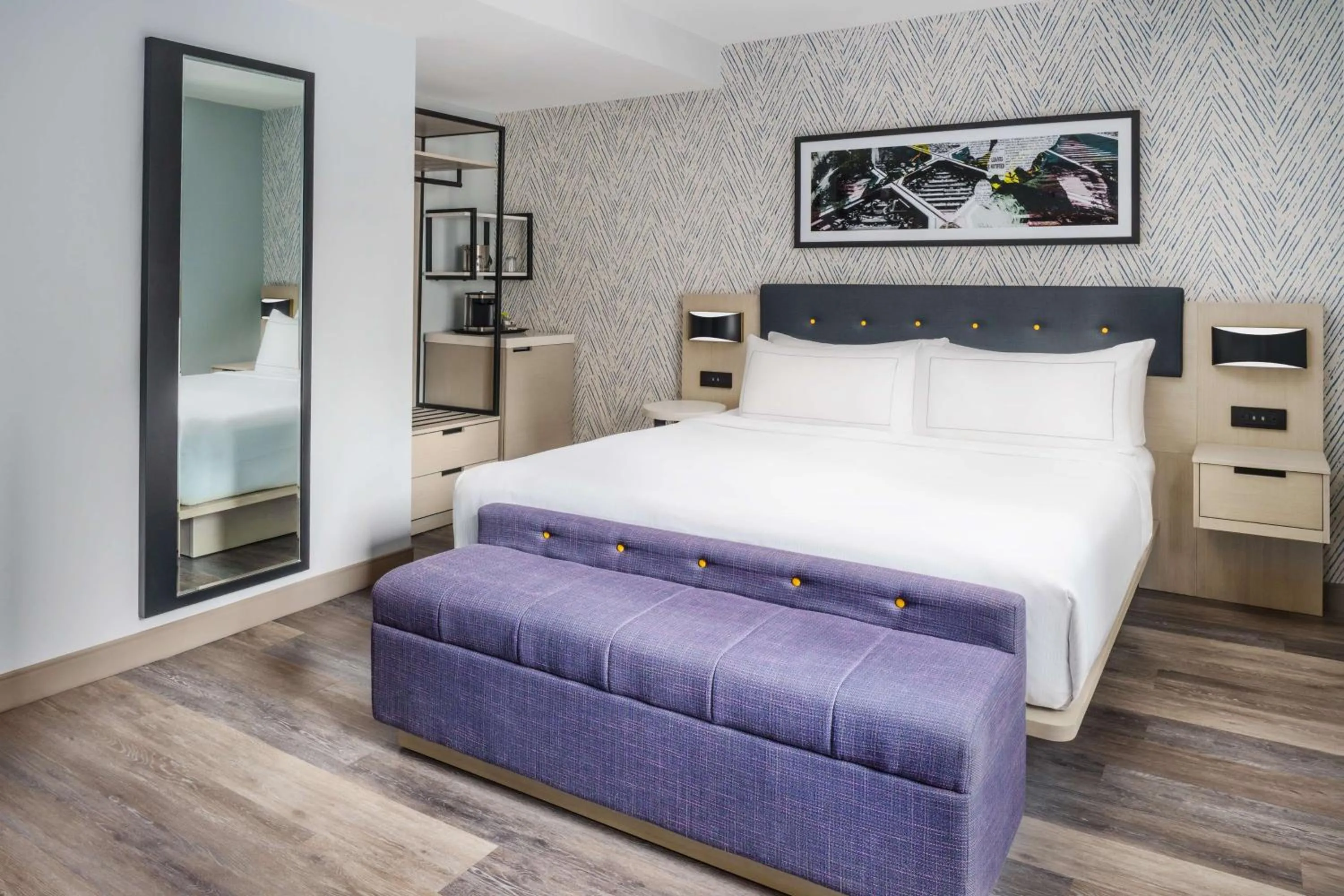 Bed in DoubleTree by Hilton New York Midtown Fifth Ave