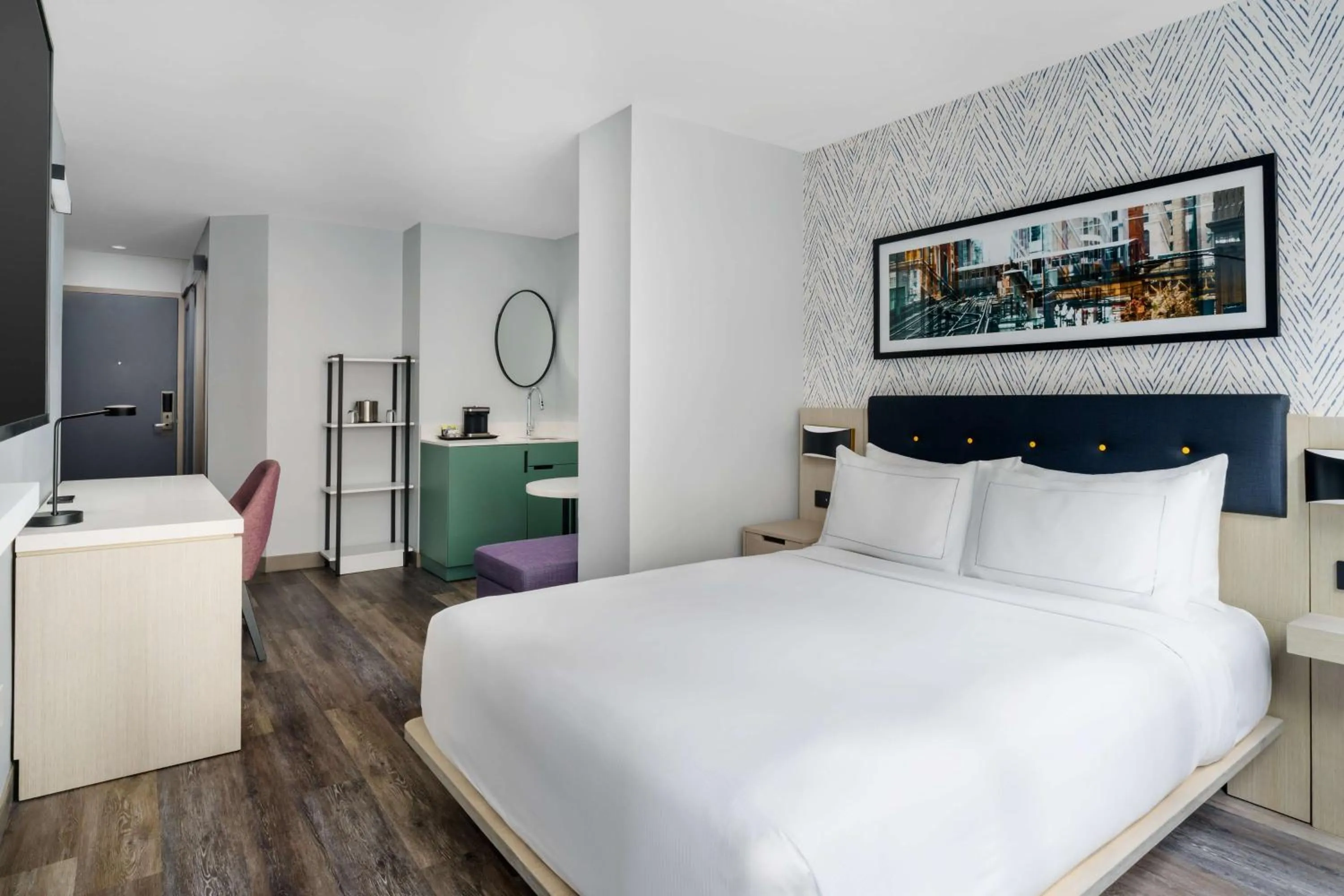 Bed in DoubleTree by Hilton New York Midtown Fifth Ave