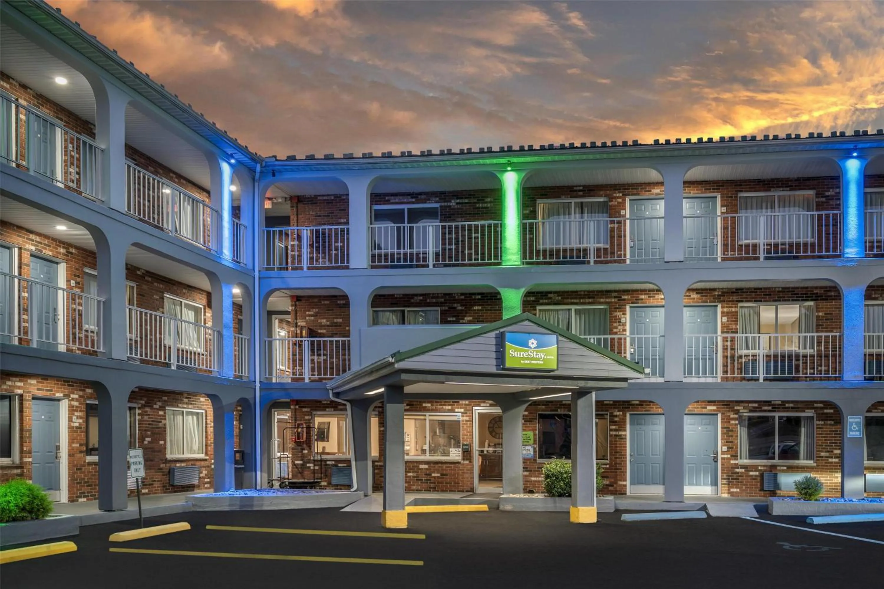 Property building in SureStay Hotel by Best Western Summersville