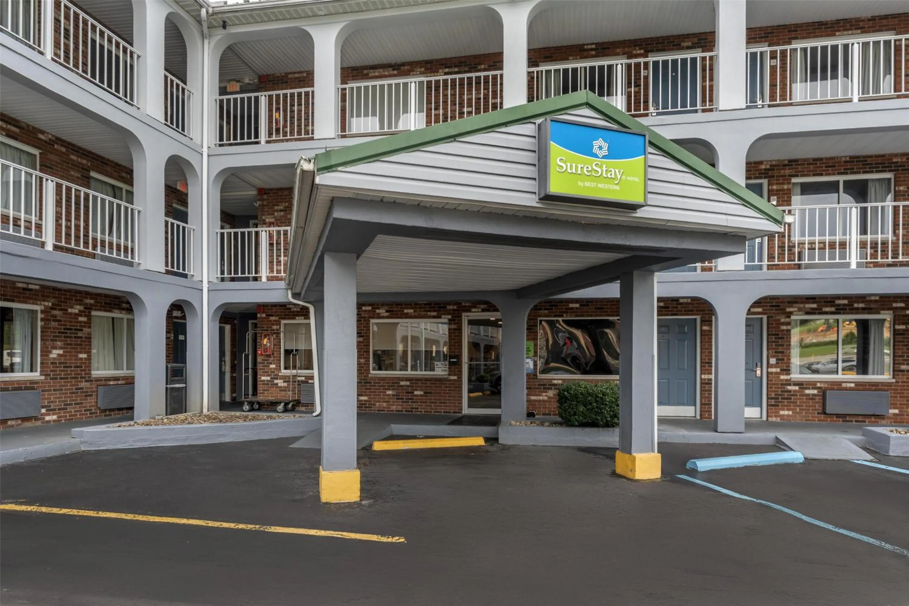 Property building in SureStay Hotel by Best Western Summersville