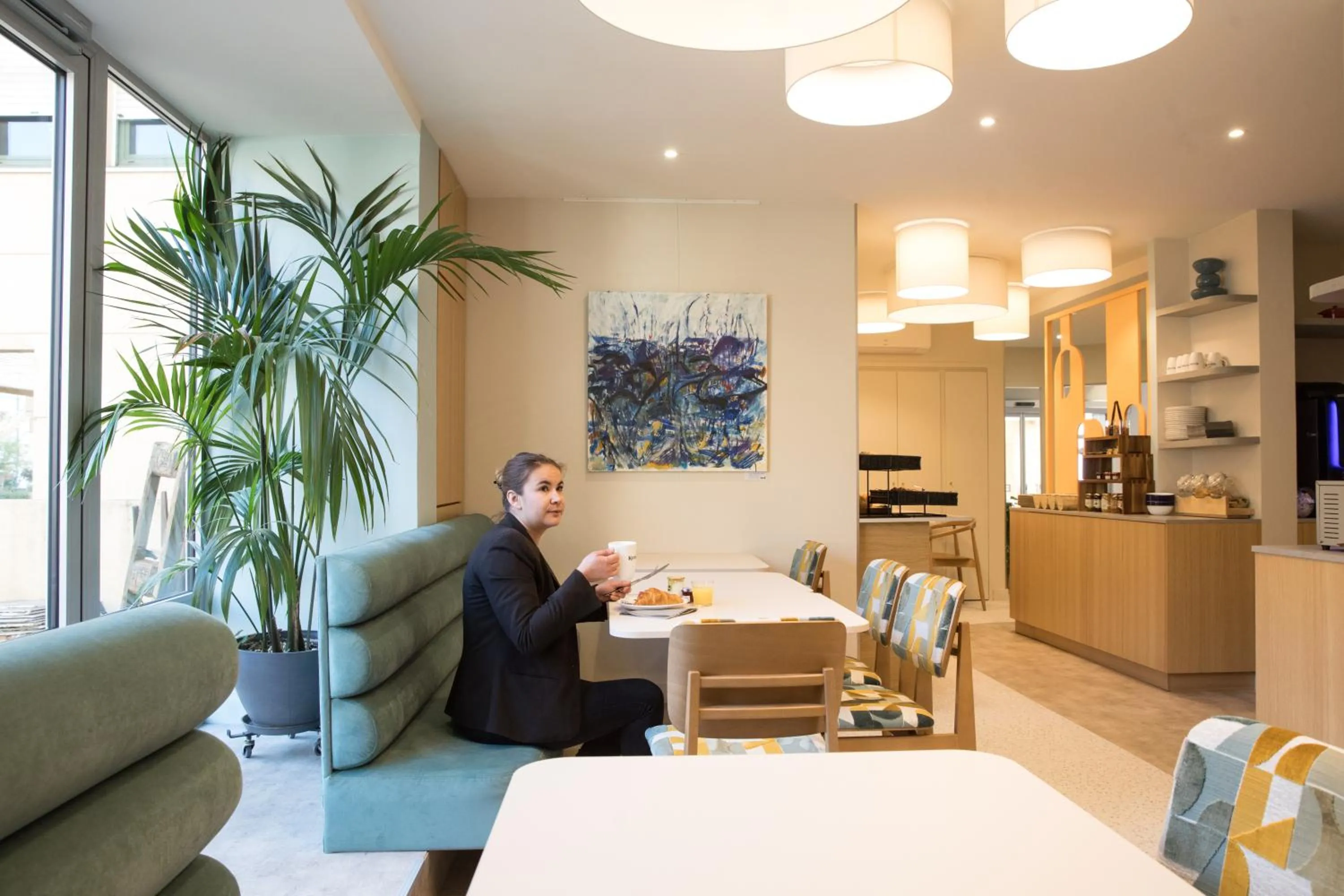 Breakfast in Kyriad Villefranche Sur Saone Porte du Beaujolais -Rénové-