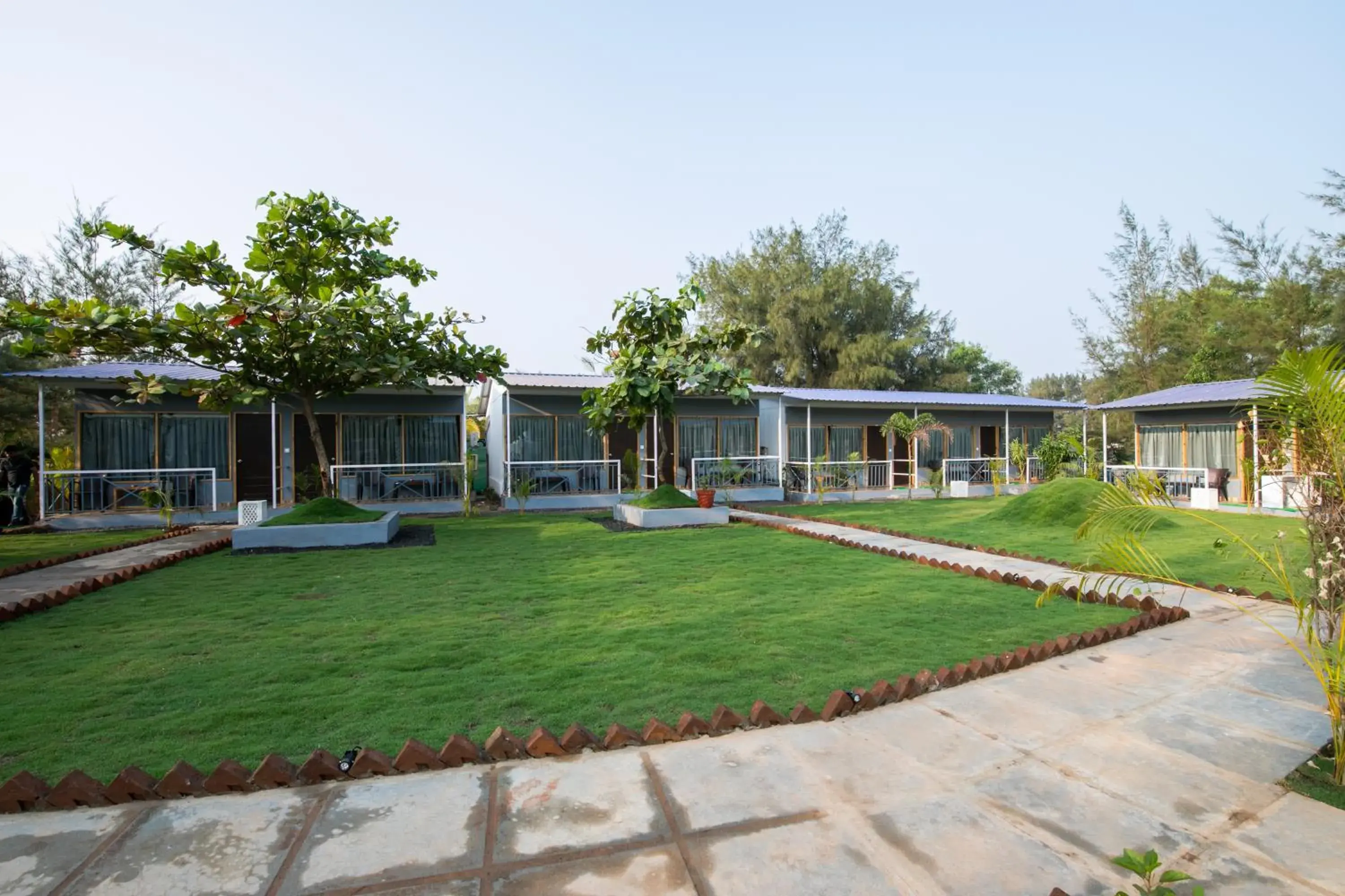 Garden view in Treebo Lands End Beach Resort Morjim Garden view in Treebo Lands End Beach Resort Morjim