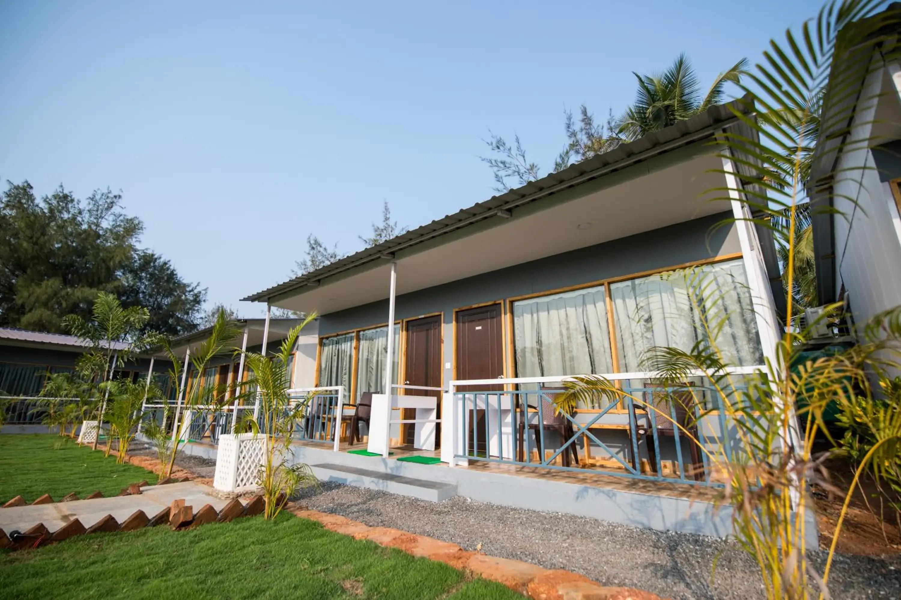 Property building in Treebo Lands End Beach Resort Morjim Property building in Treebo Lands End Beach Resort Morjim