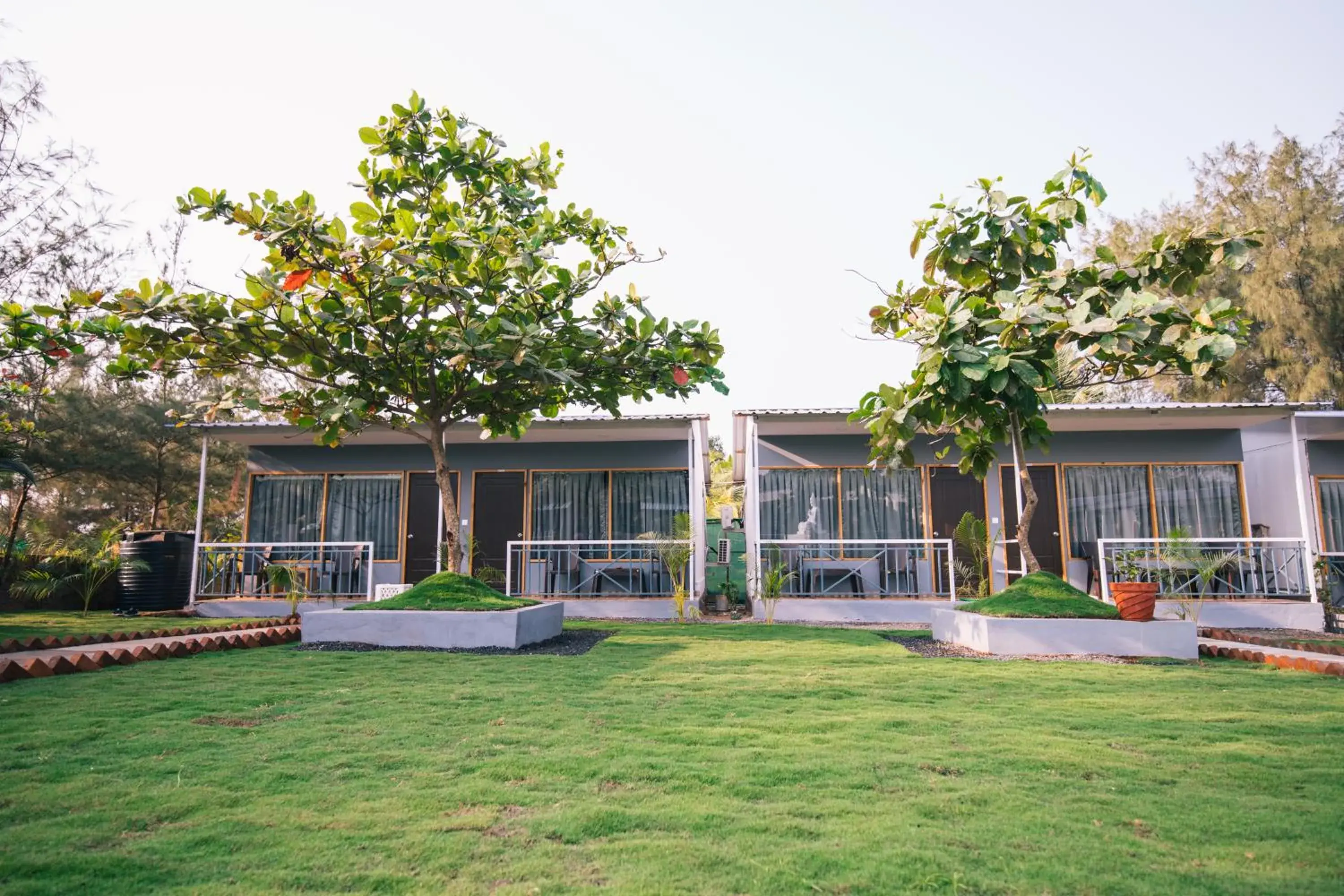 Garden view in Treebo Lands End Beach Resort Morjim Garden view in Treebo Lands End Beach Resort Morjim