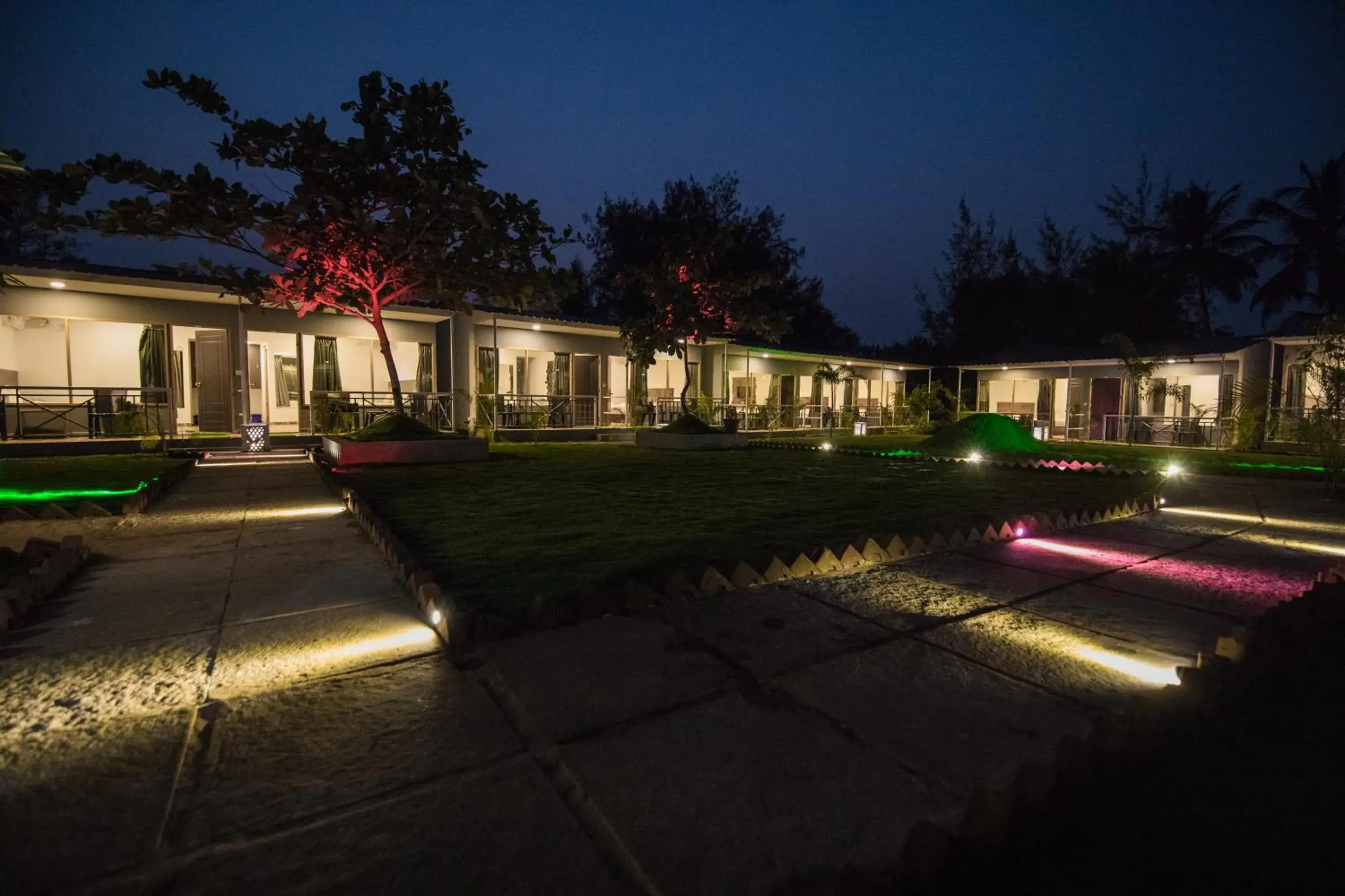 Property building in Treebo Lands End Beach Resort Morjim Property building in Treebo Lands End Beach Resort Morjim