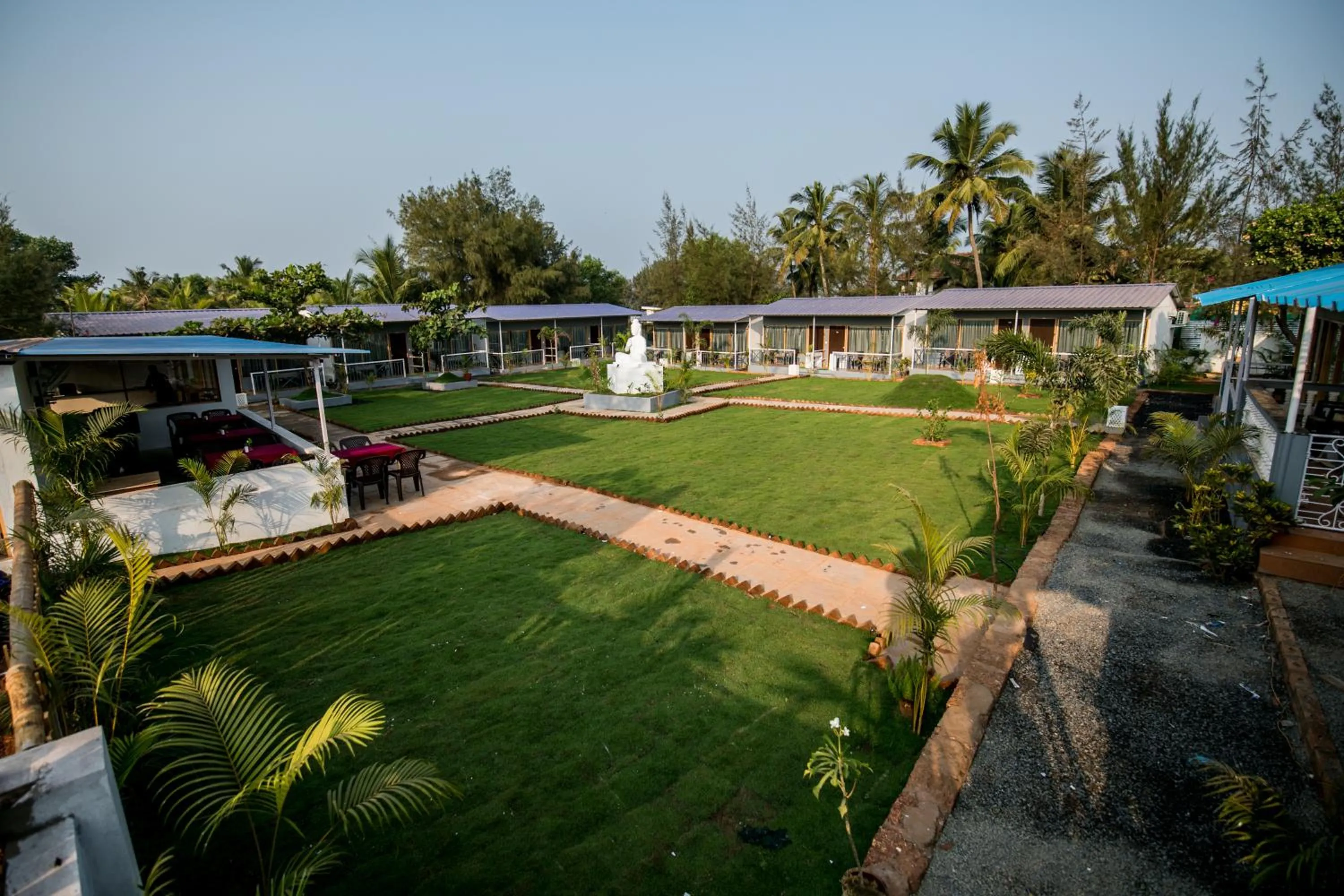 Garden in Treebo Lands End Beach Resort Morjim