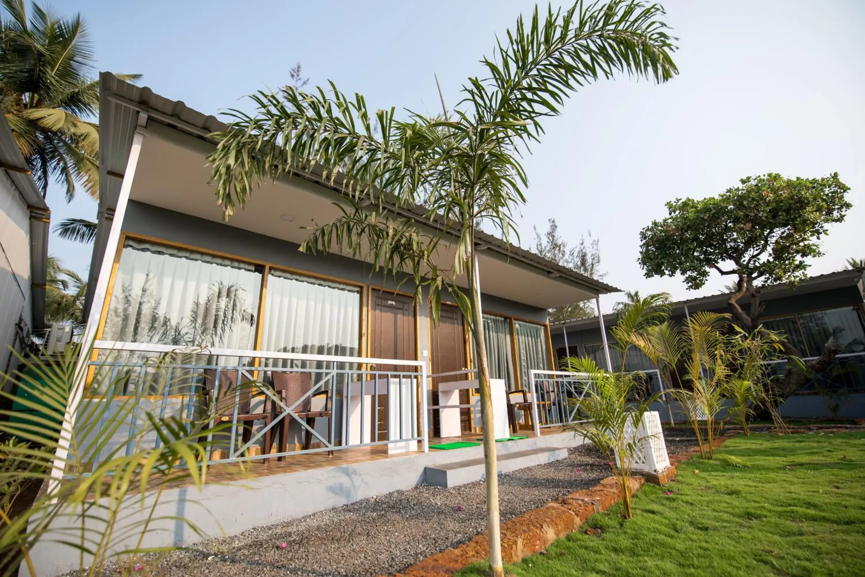 Property building in Treebo Lands End Beach Resort Morjim Property building in Treebo Lands End Beach Resort Morjim