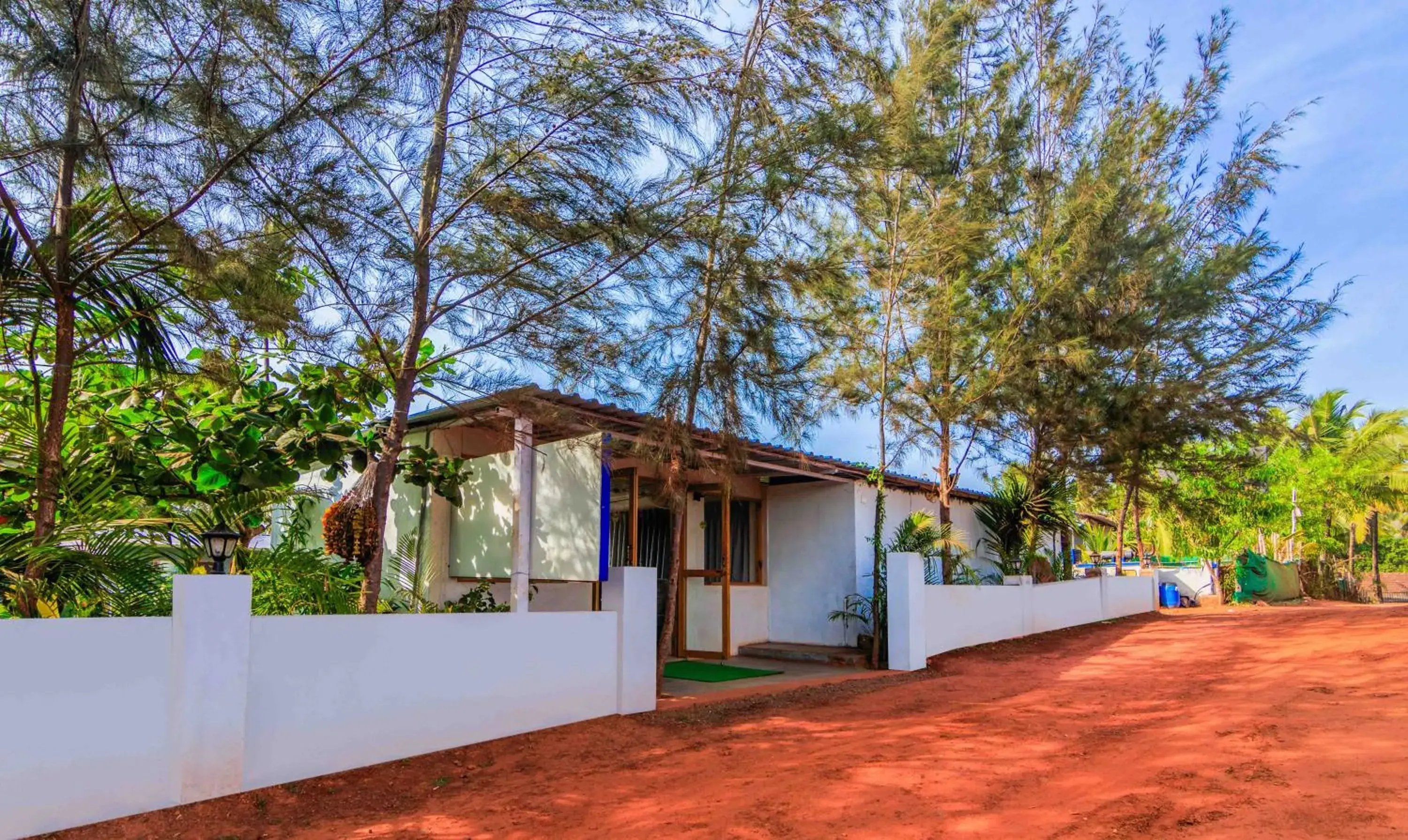 Property building in Treebo Lands End Beach Resort Morjim Property building in Treebo Lands End Beach Resort Morjim