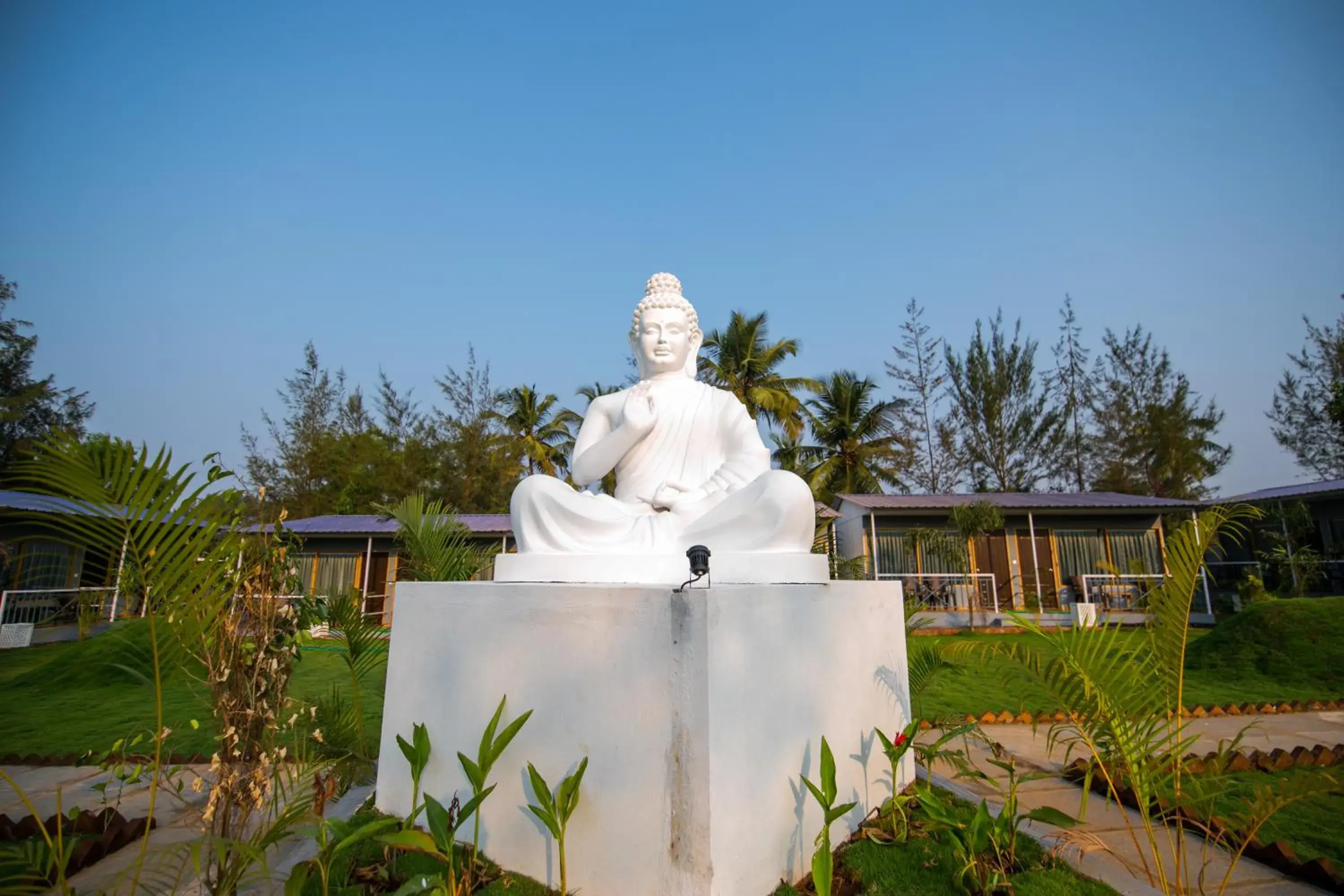 Garden view in Treebo Lands End Beach Resort Morjim Garden view in Treebo Lands End Beach Resort Morjim