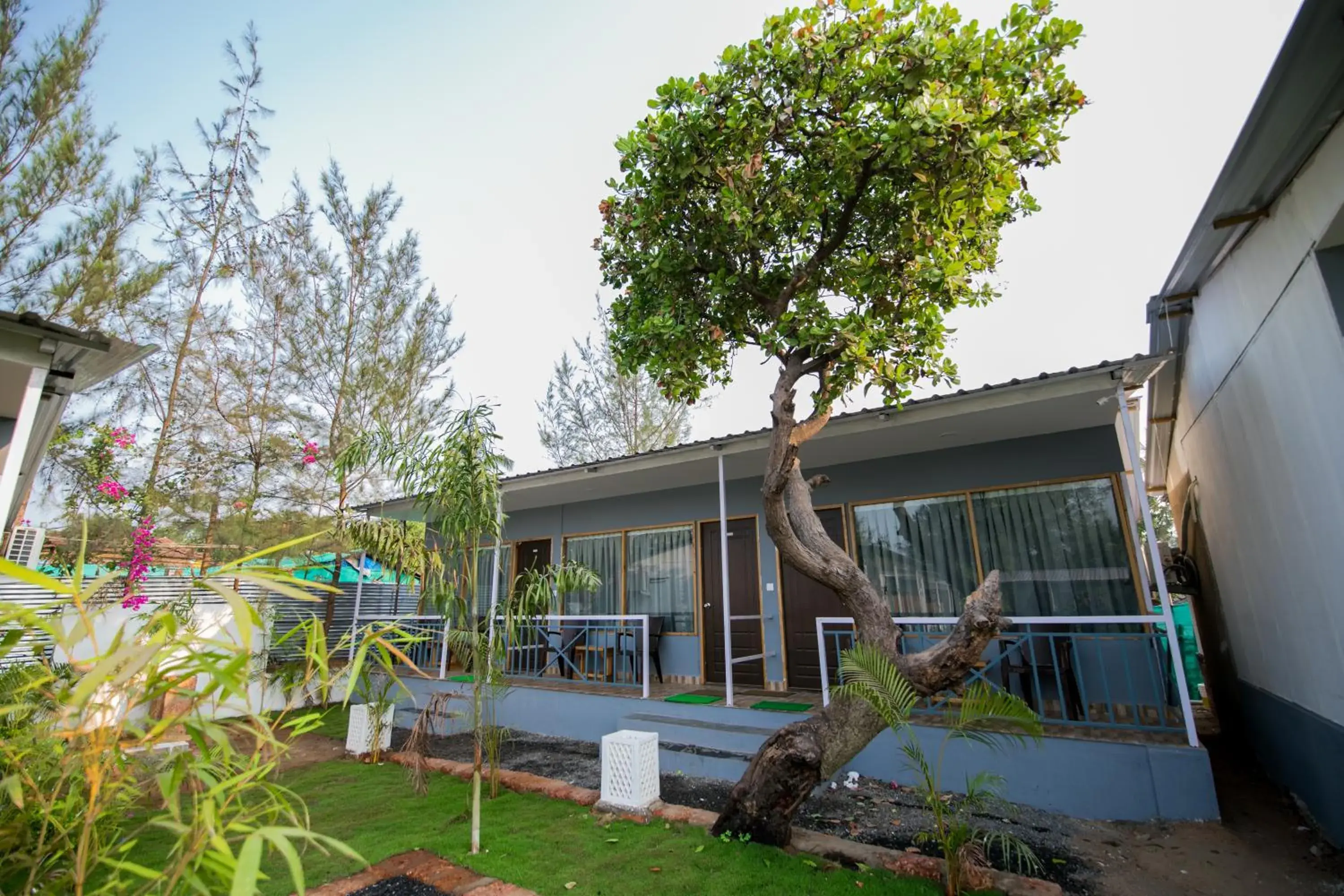 Garden view in Treebo Lands End Beach Resort Morjim Garden view in Treebo Lands End Beach Resort Morjim
