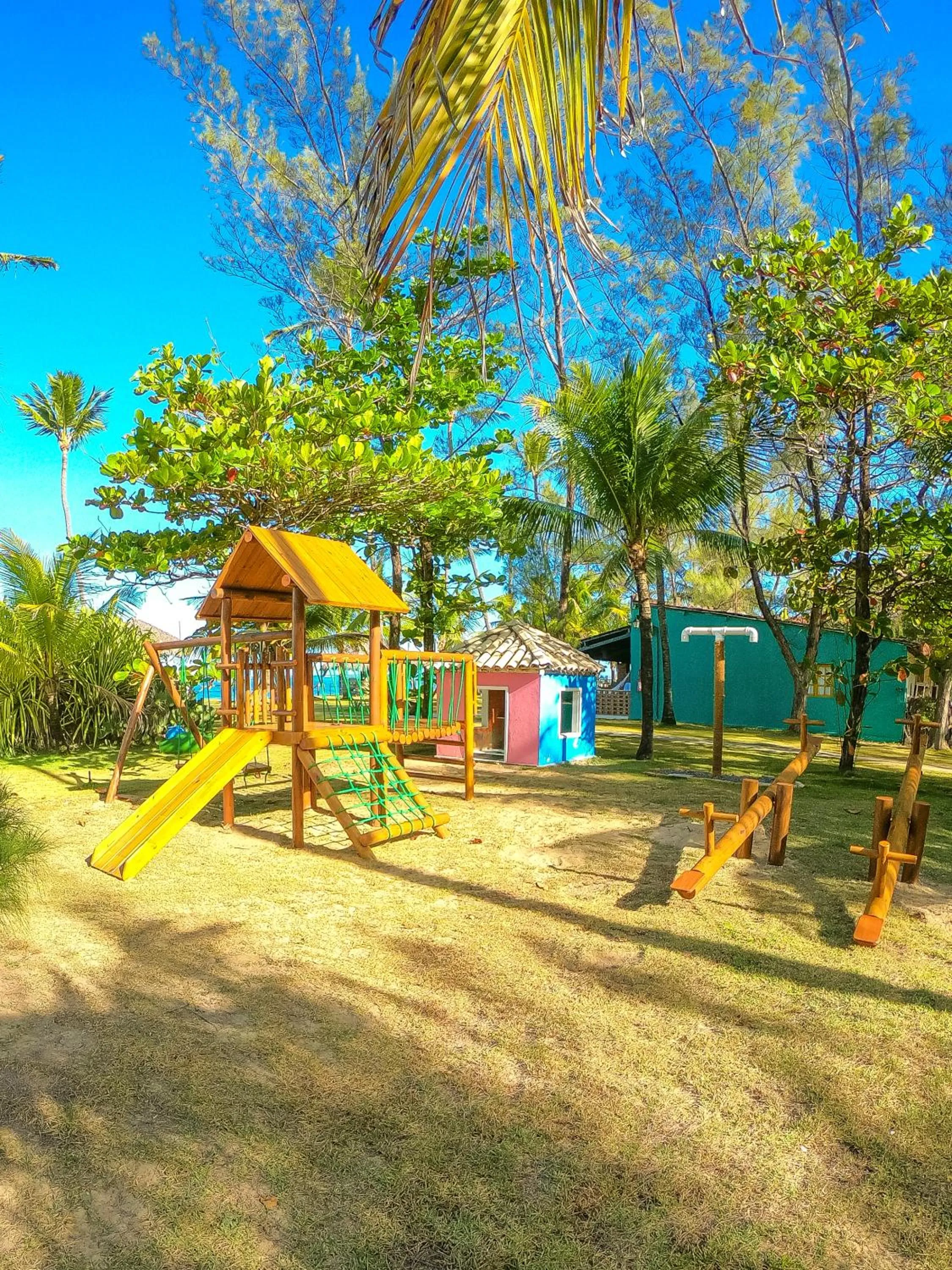 Children play ground in Pousada Xalés de Maracaípe