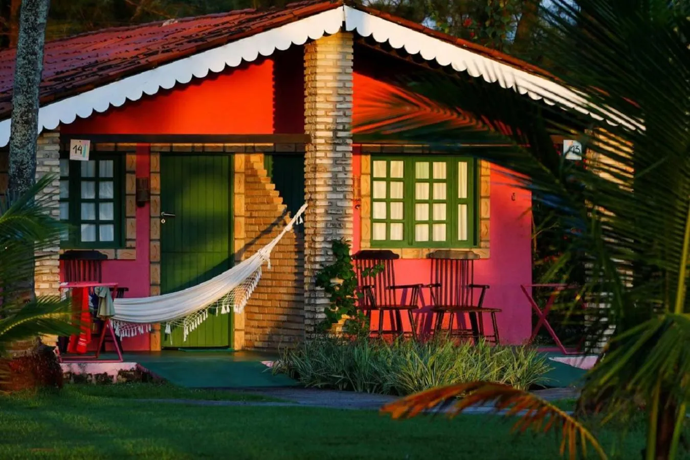 Bedroom in Pousada Xalés de Maracaípe