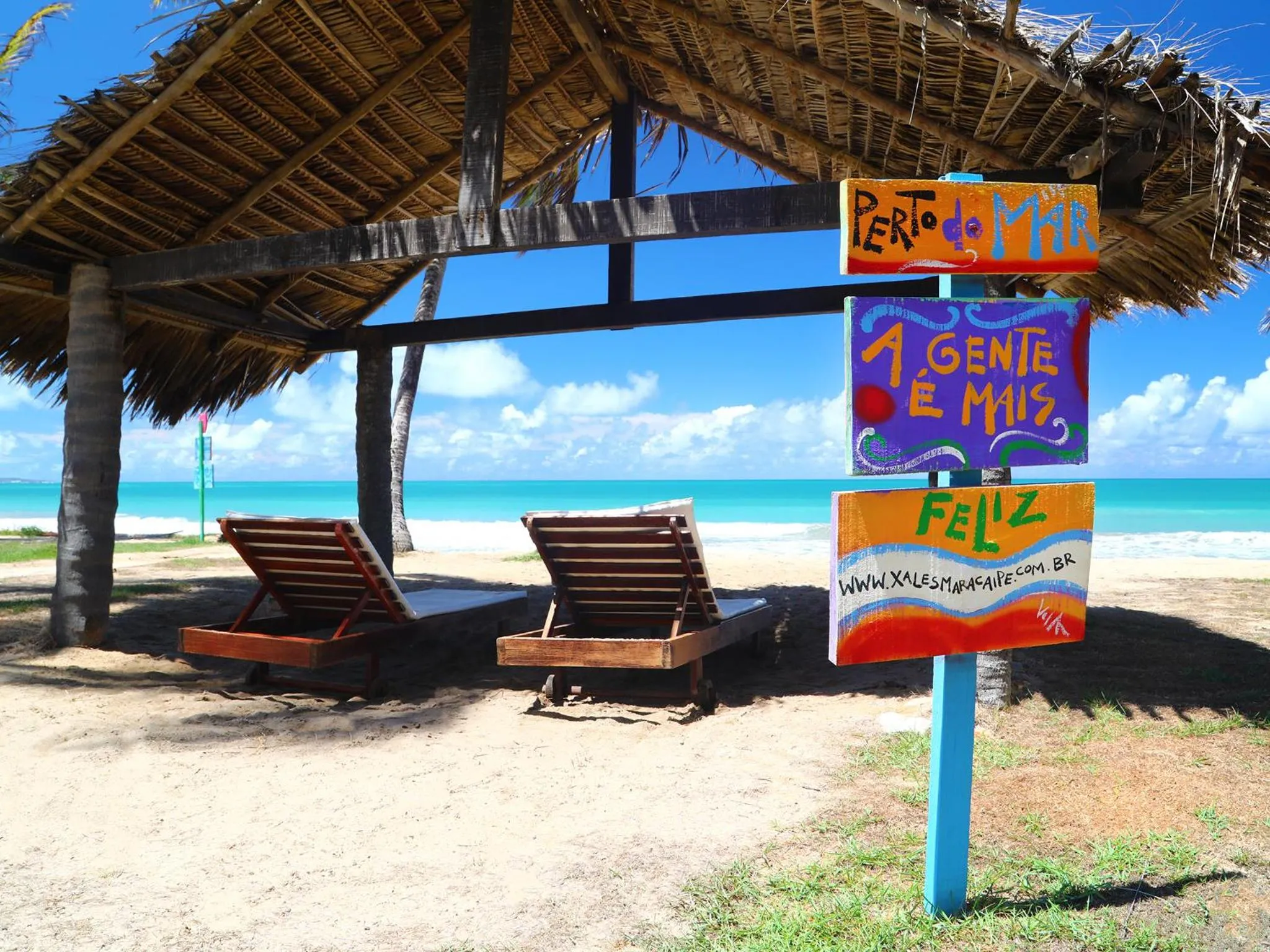 Sea view in Pousada Xalés de Maracaípe