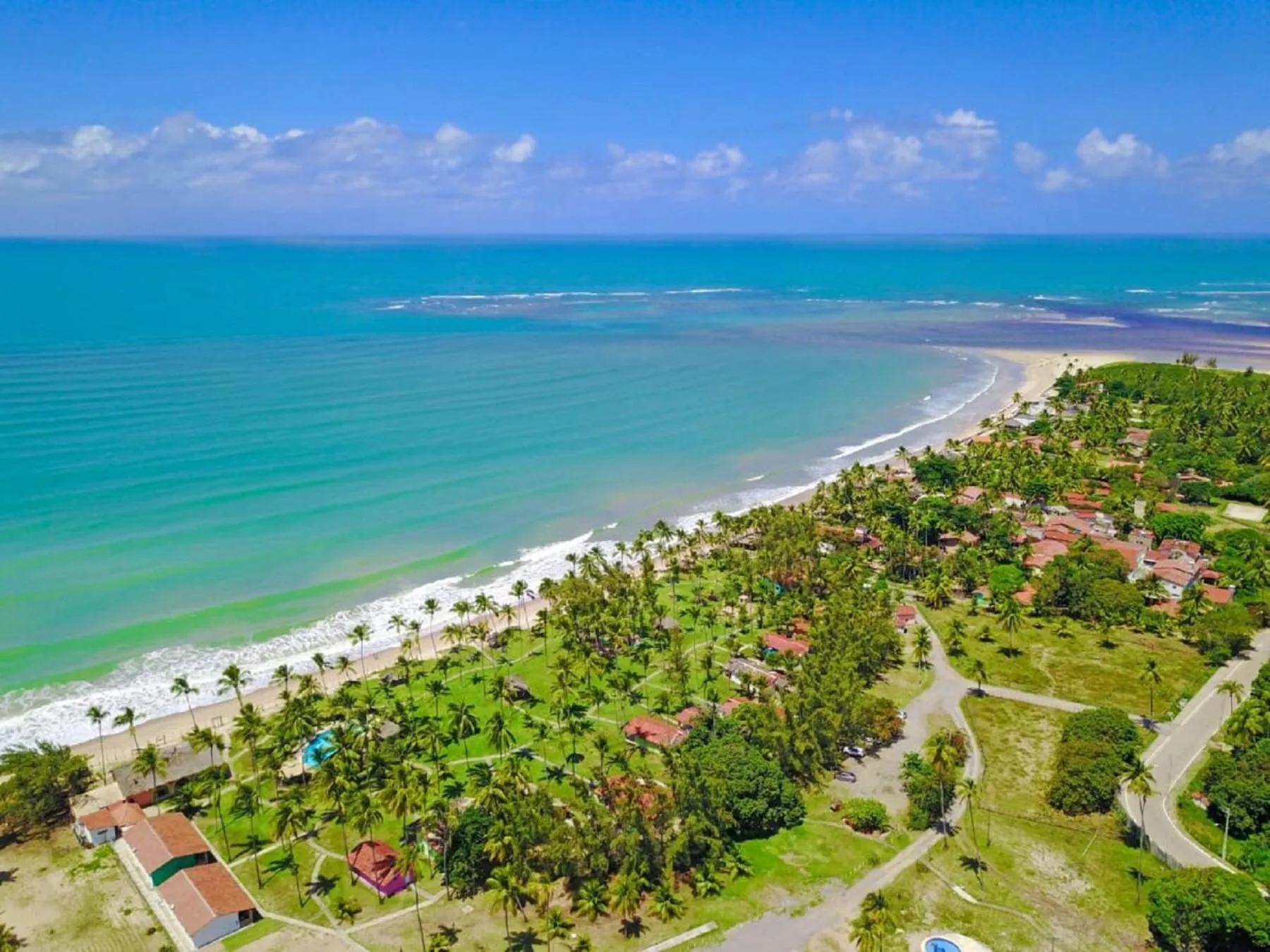 Bird's eye view in Pousada Xalés de Maracaípe